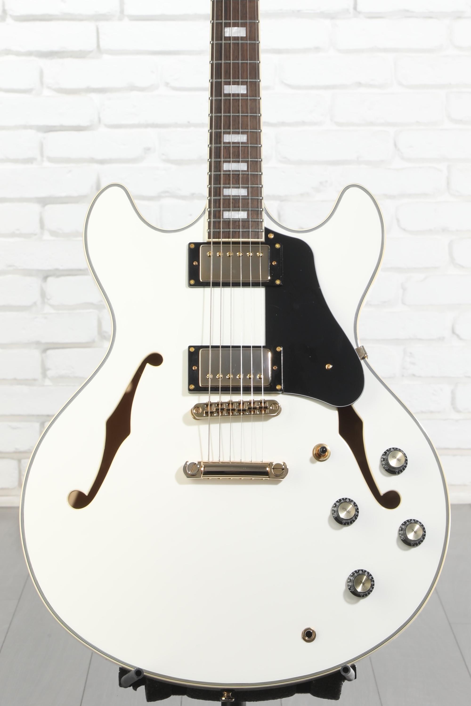Sire Larry Carlton H7 Semi-hollow Electric Guitar - White | Sweetwater