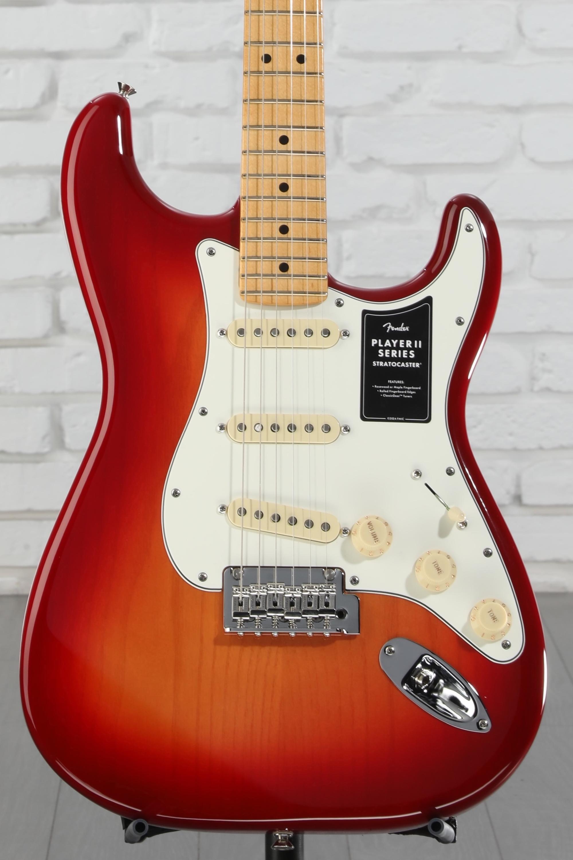 Fender Player II Stratocaster Electric Guitar - Aged Cherry