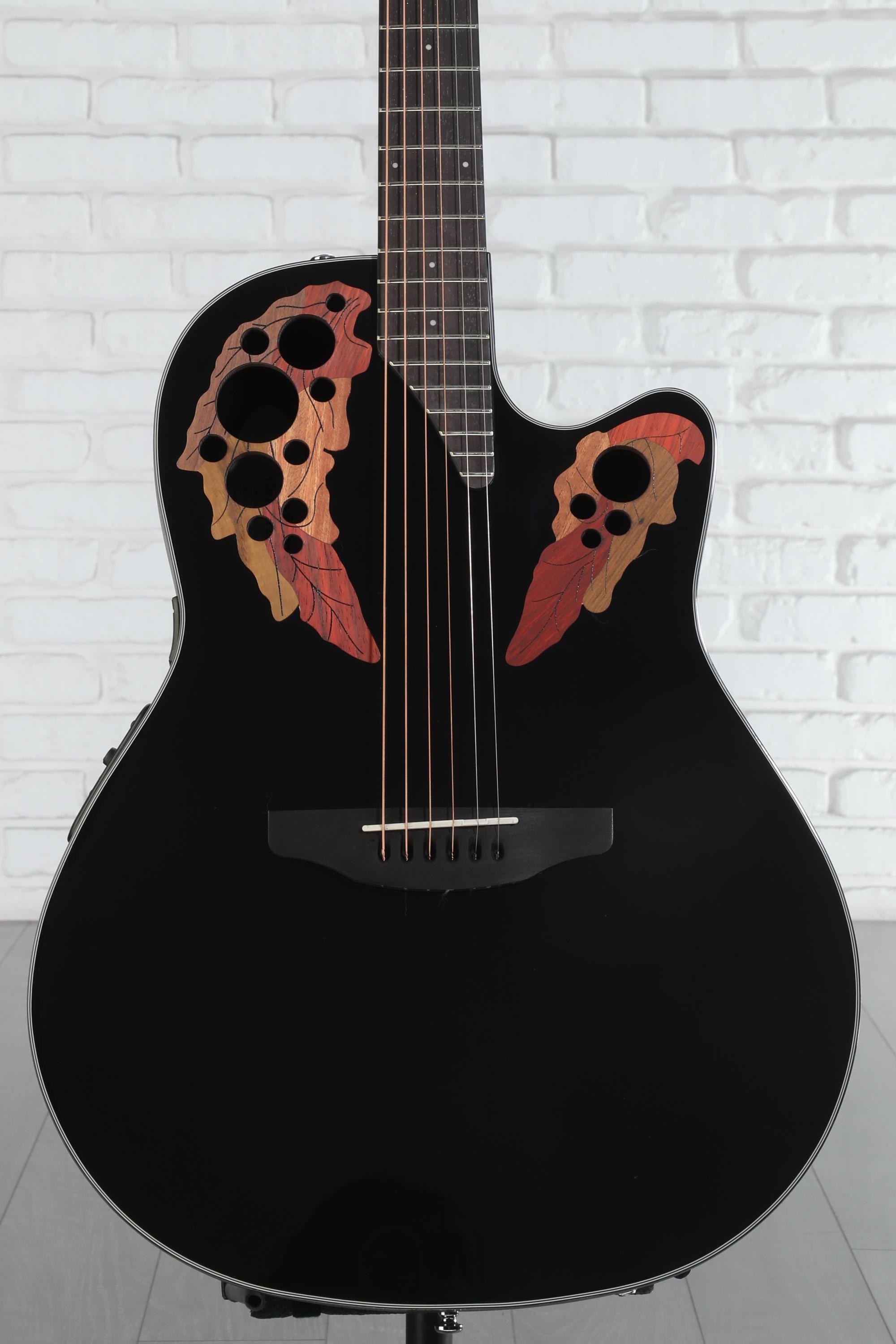 ギター Ovation Celebrity Elite CE44-5 Amazon.com: Ovation Celebrity Elite CE44-5 A/E Guitar - Black