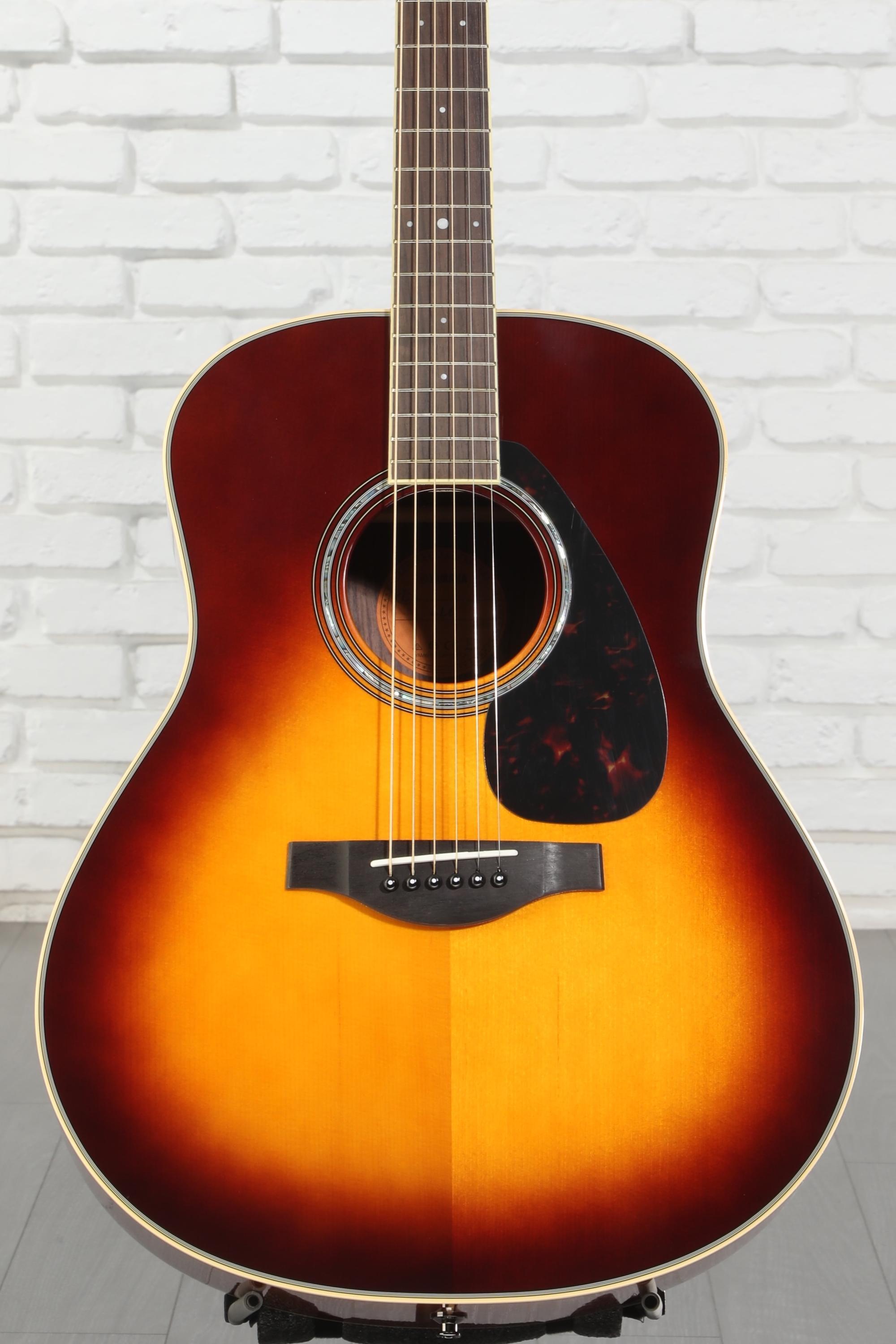 Yamaha LL6 ARE Original Jumbo Acoustic Guitar - Brown Sunburst