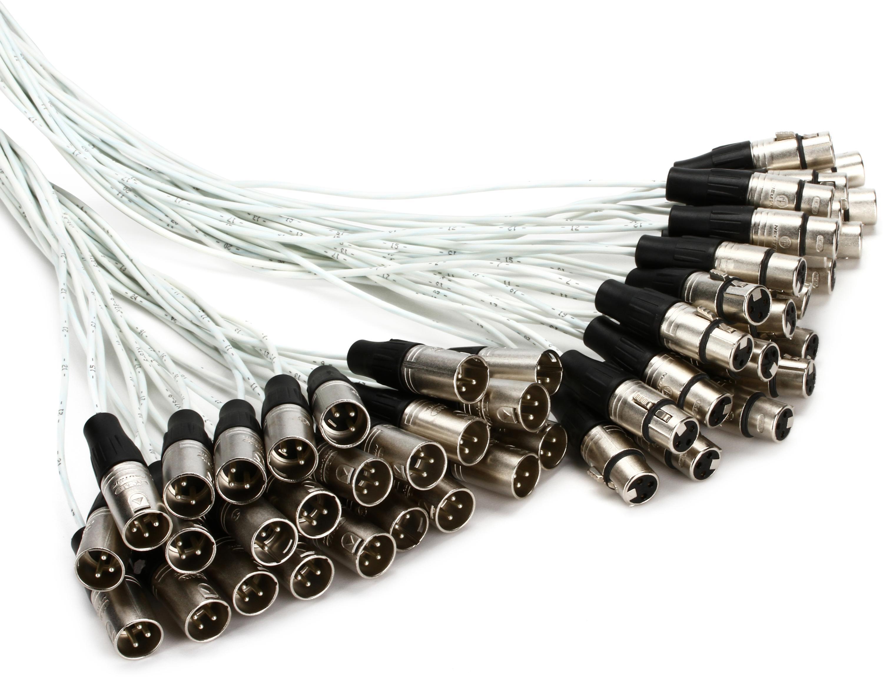 Pro Co MT24XFXM-10 24-channel XLR Female to XLR Male Snake - 10