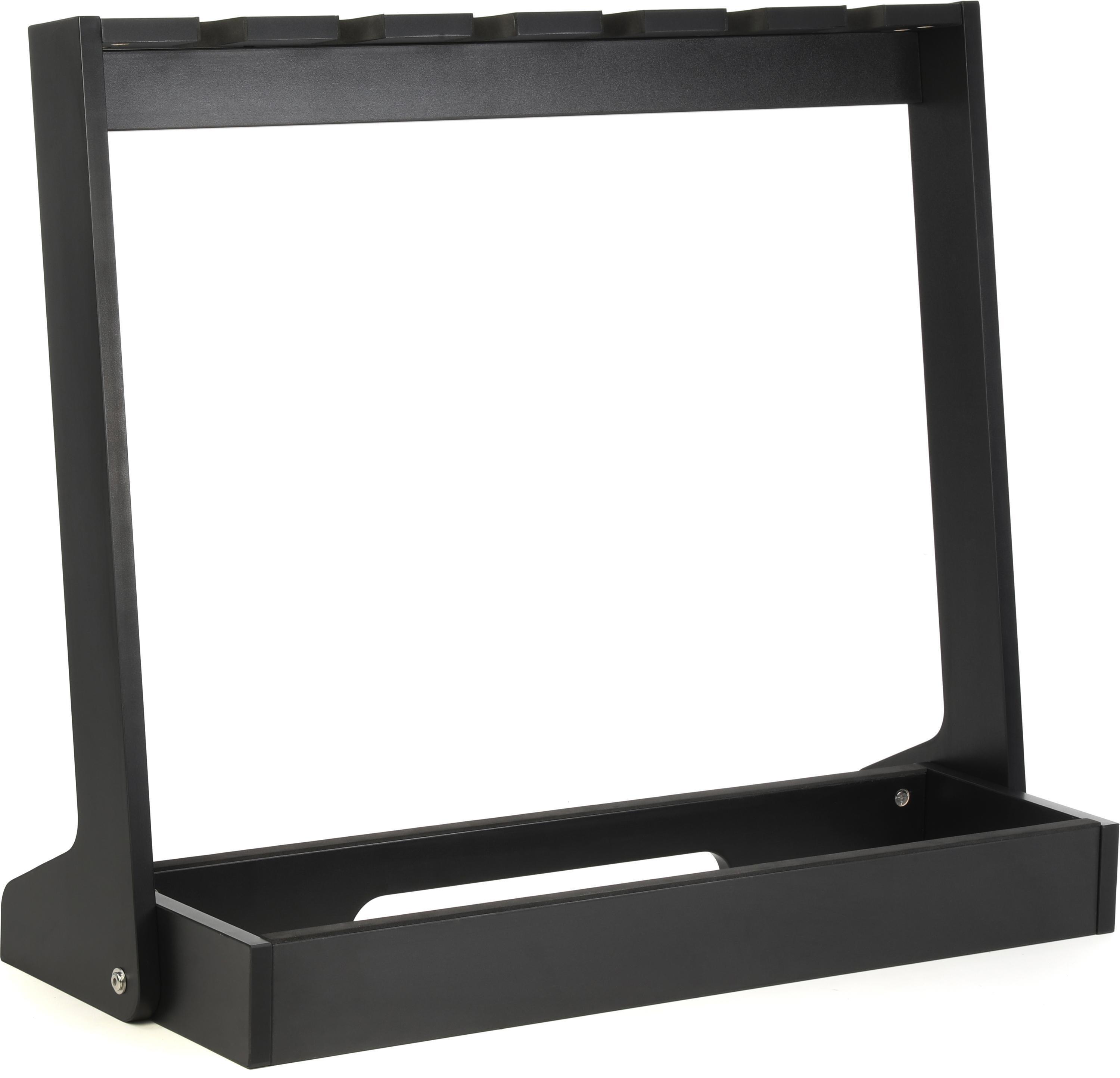 Photo of Gator Wooden Electric/Acoustic Guitar Rack for 6 Guitars - Black