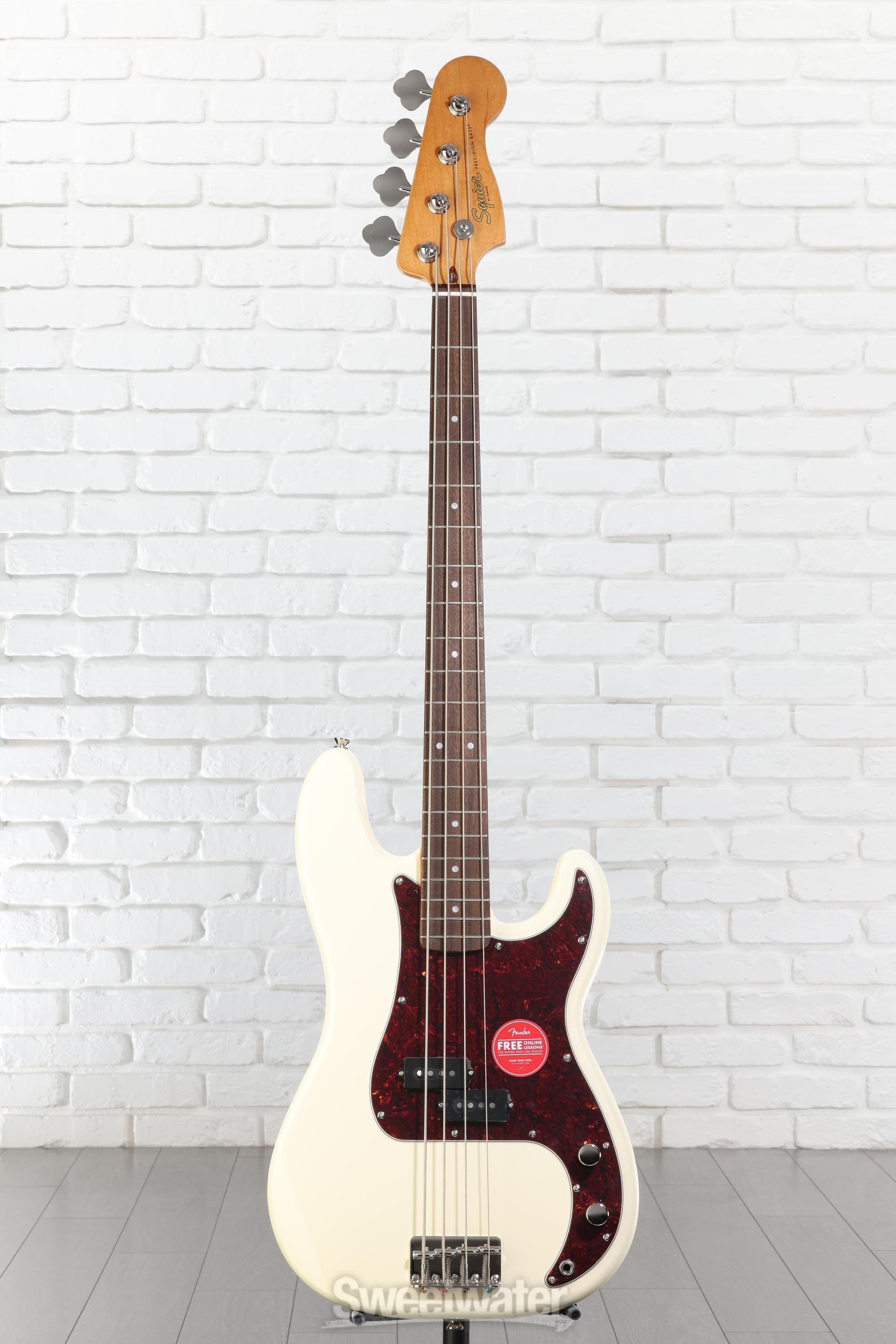 Squier Classic Vibe '60s Precision Bass - Olympic White | Sweetwater