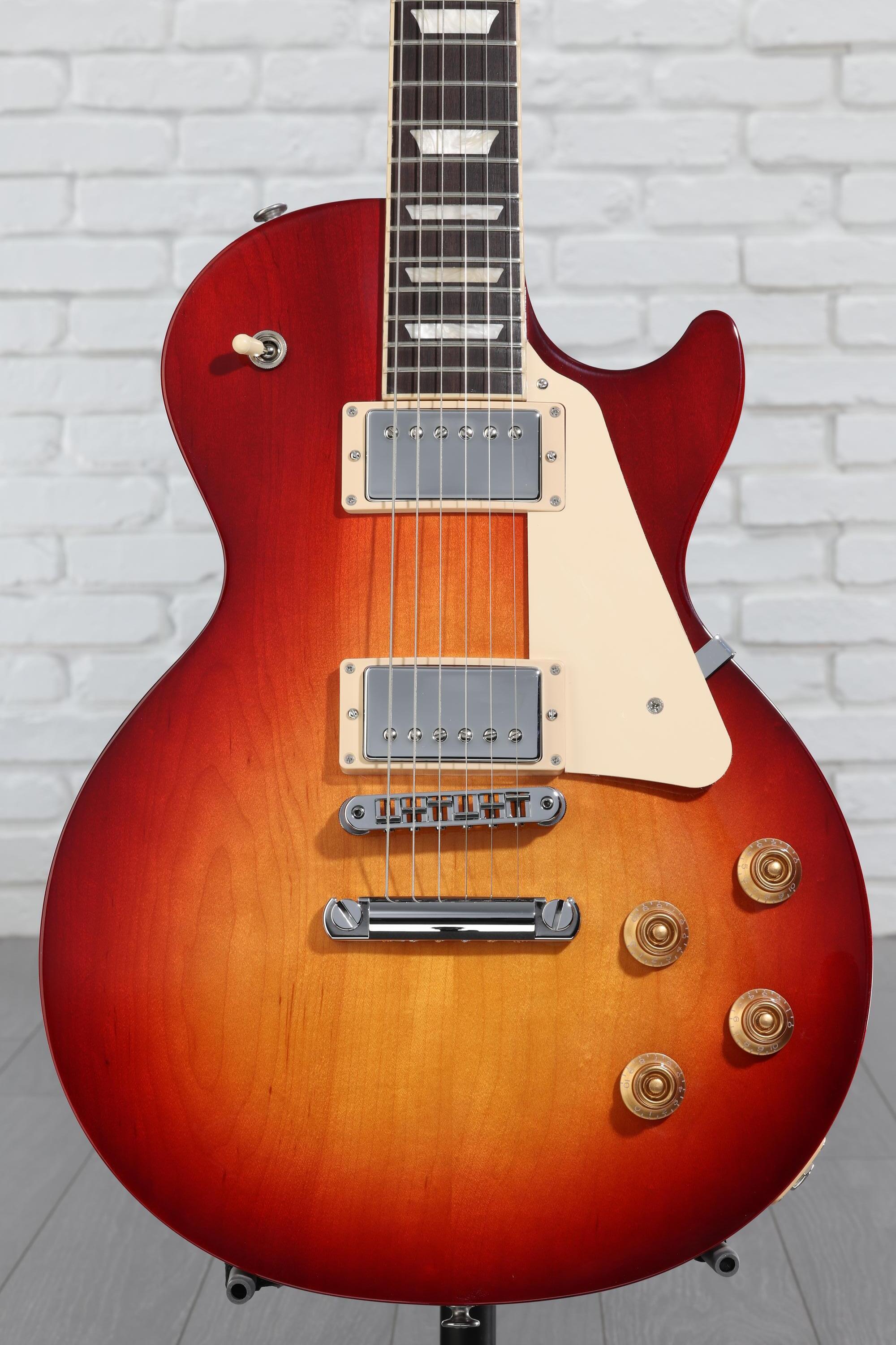 ギター gibson lespaul studio cherry sunburst Gibson Les Paul Studio Electric Guitar - Cherry Sunburst