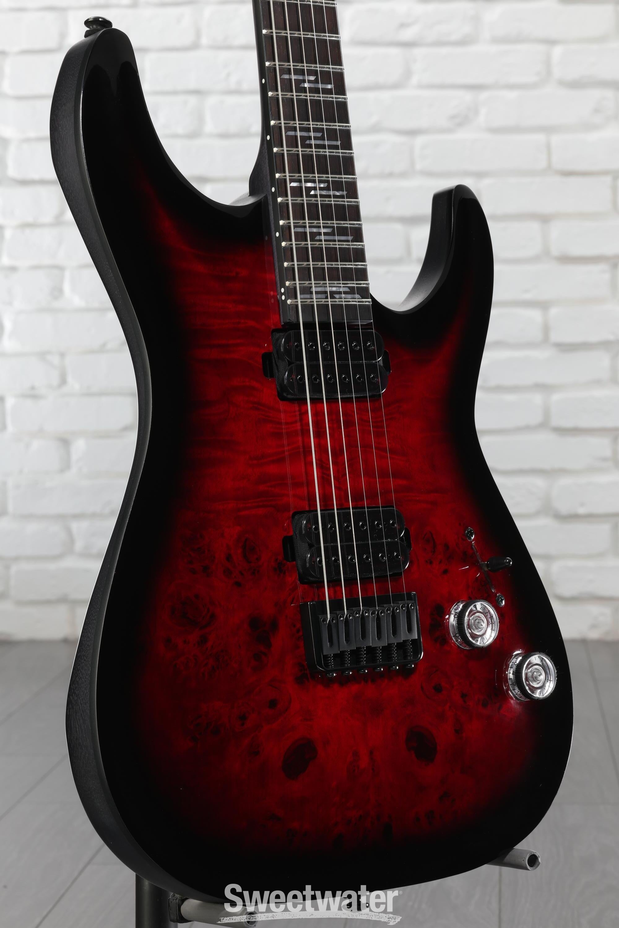 Schecter Omen Elite-6 Electric Guitar - Black Cherry Burst