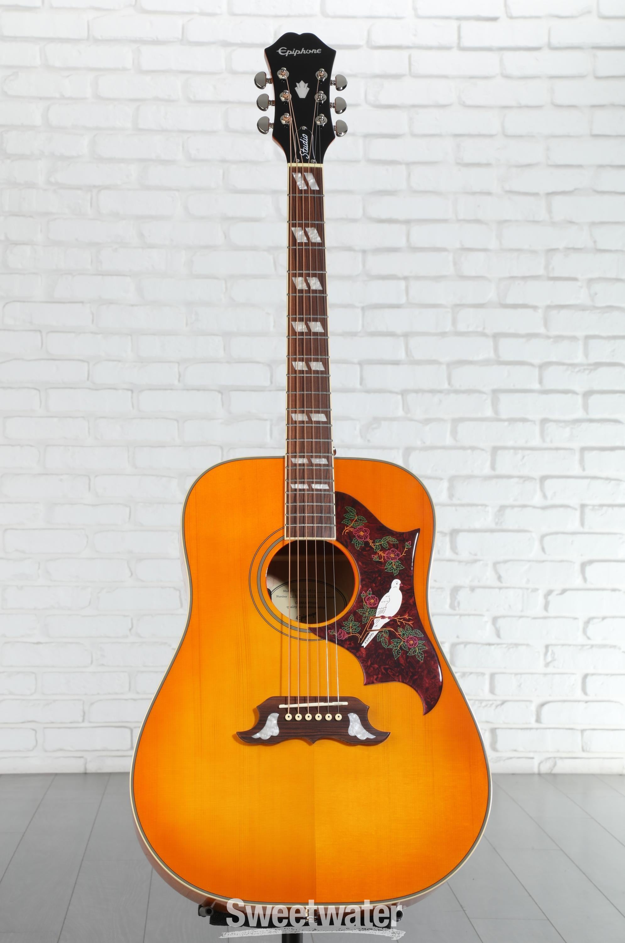 Epiphone Dove Studio Acoustic-electric Guitar - Violin Burst