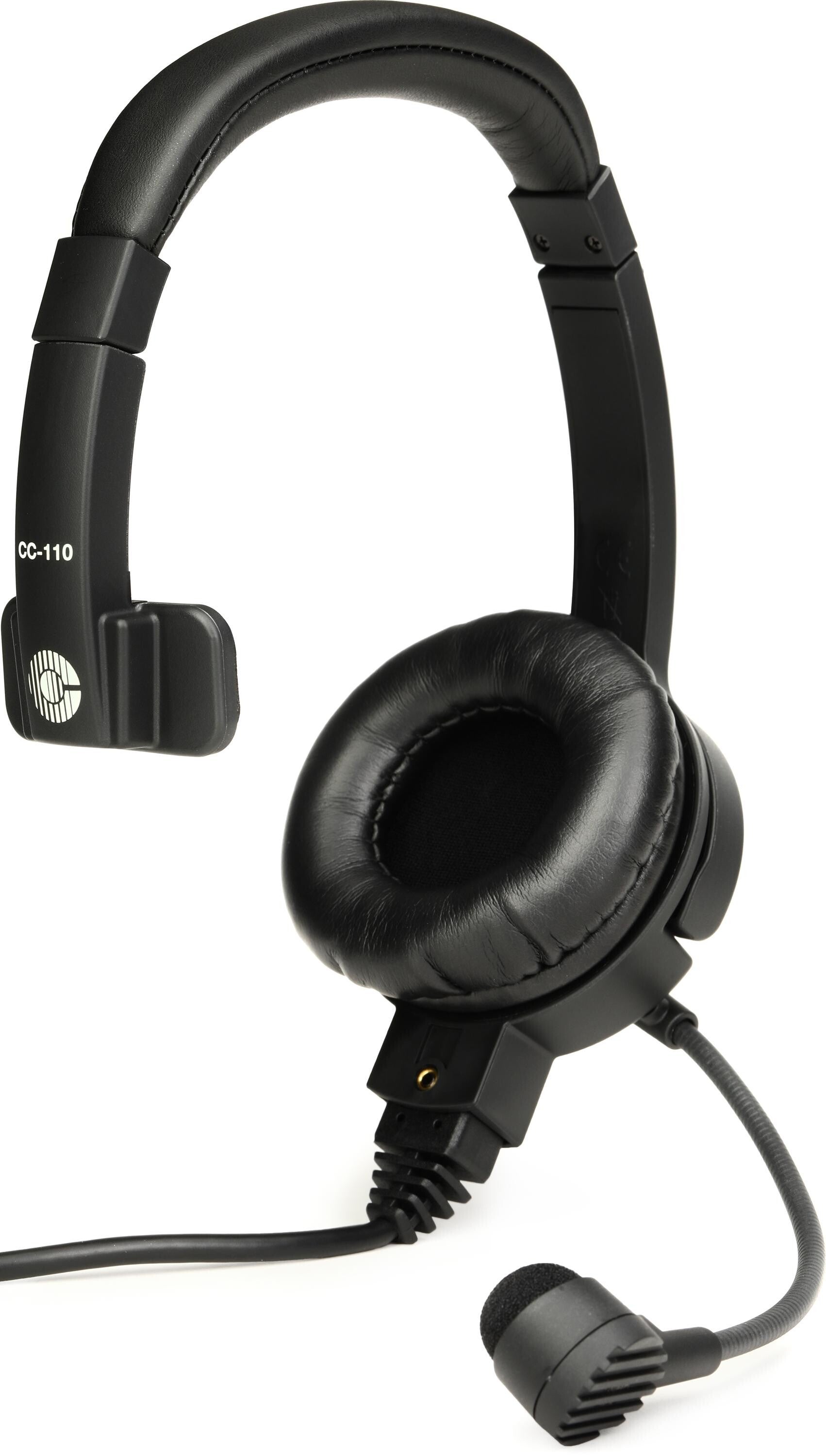 Bundled Item: Clear-Com CC-110-X4 Single-ear Headset with 4-pin Female XLR Connector