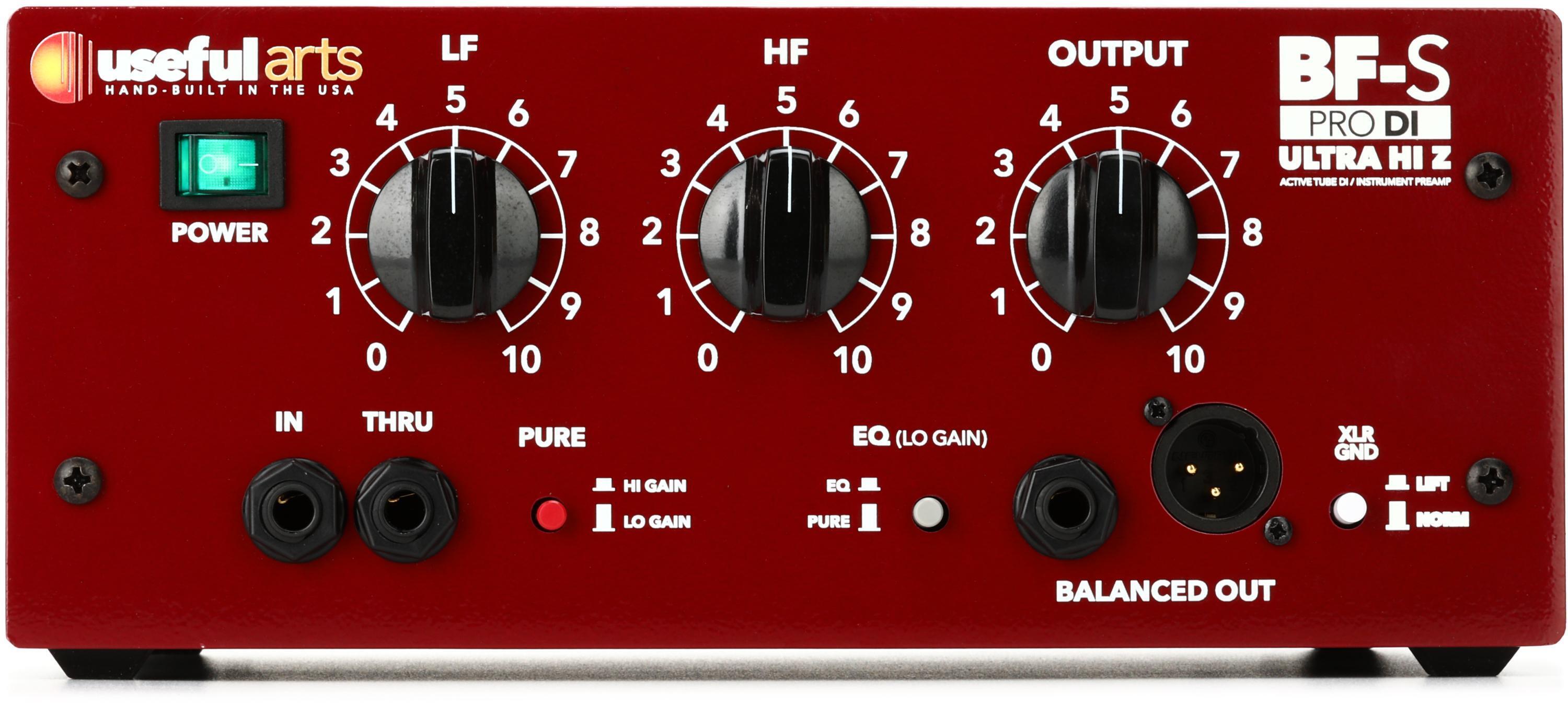 Useful Arts BFS Pro DI Tube Instrument Preamp/DI Box Sweetwater