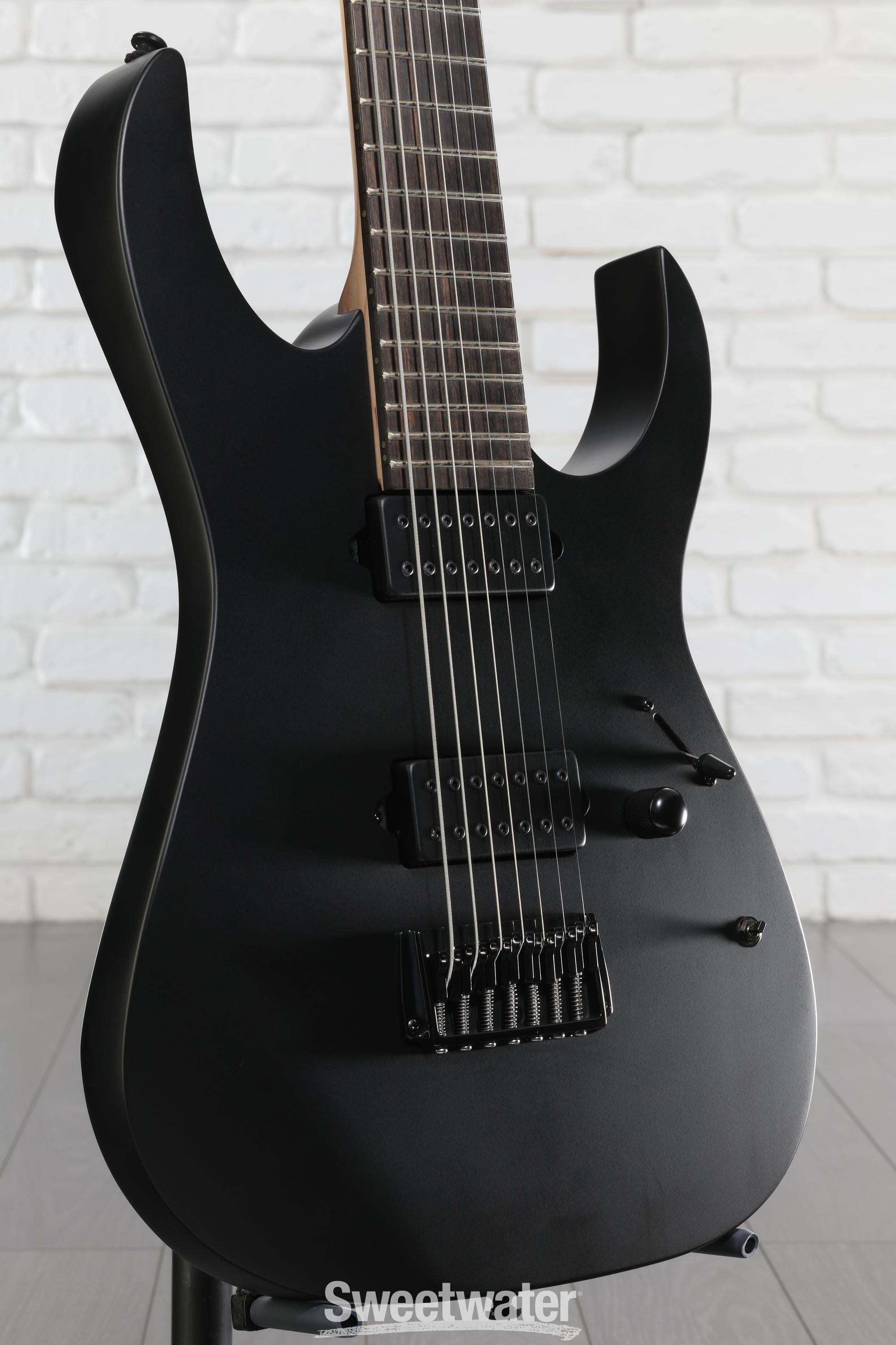 ギター Ibanez Iron Label RGIXL7 Black Flat Ibanez Iron Label RGIXL7 - Black Flat | Sweetwater