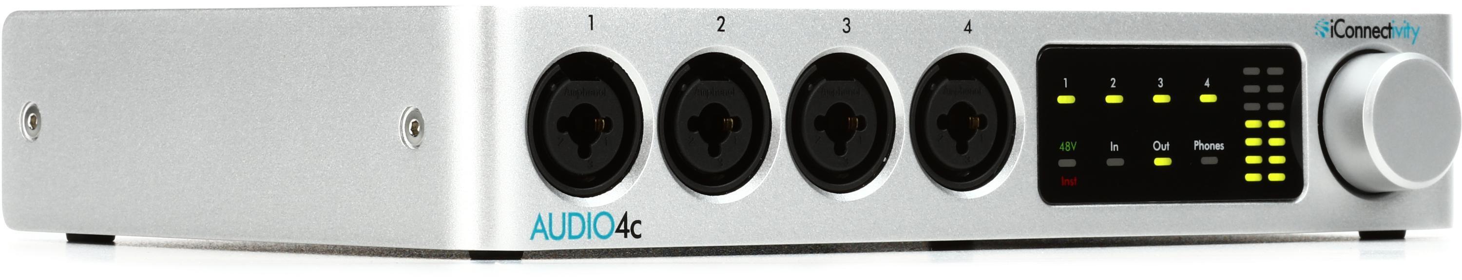 iConnectivity AUDIO4c Dual USB-C Audio and MIDI Interface