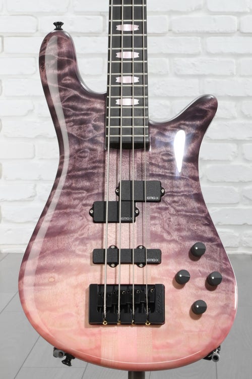 Spector NS-2 Electric Bass Guitar - Pink Fade