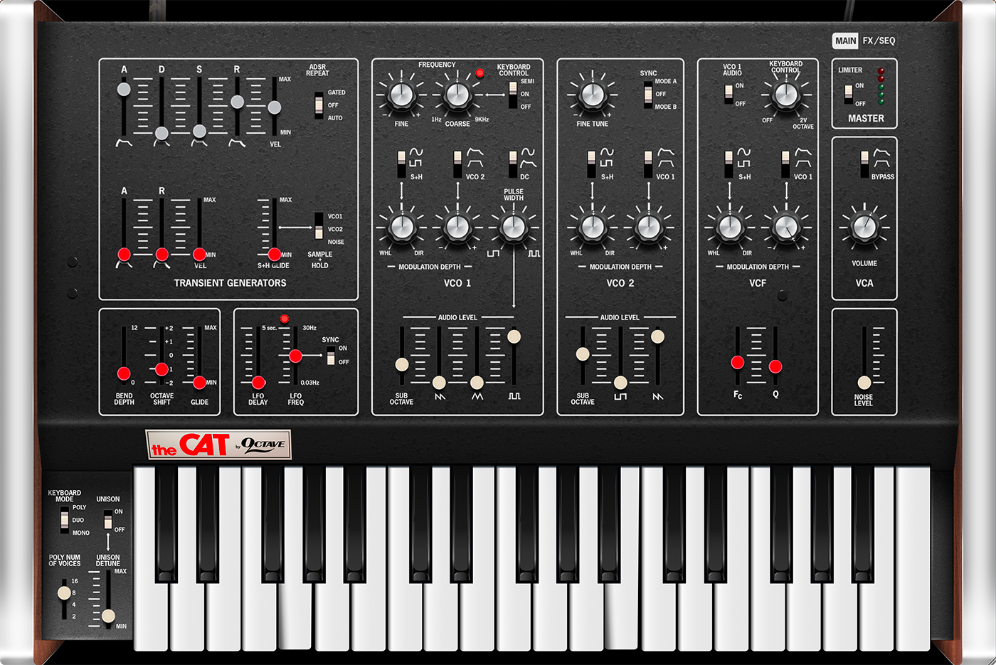 Cherry Audio Octave Cat Virtual Analog Synthesizer | Sweetwater