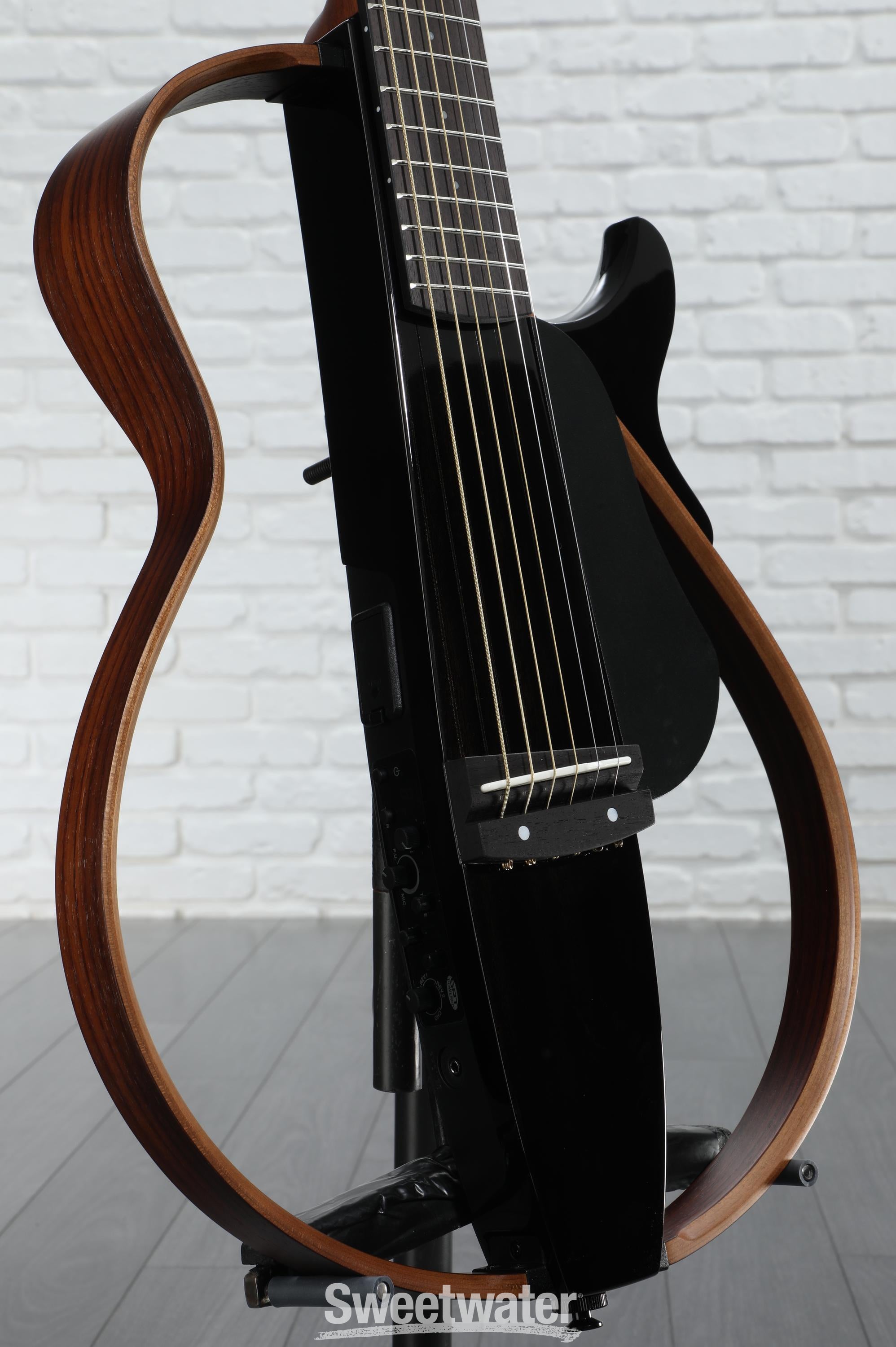 Yamaha SLG200S Silent Guitar - Translucent Black | Sweetwater
