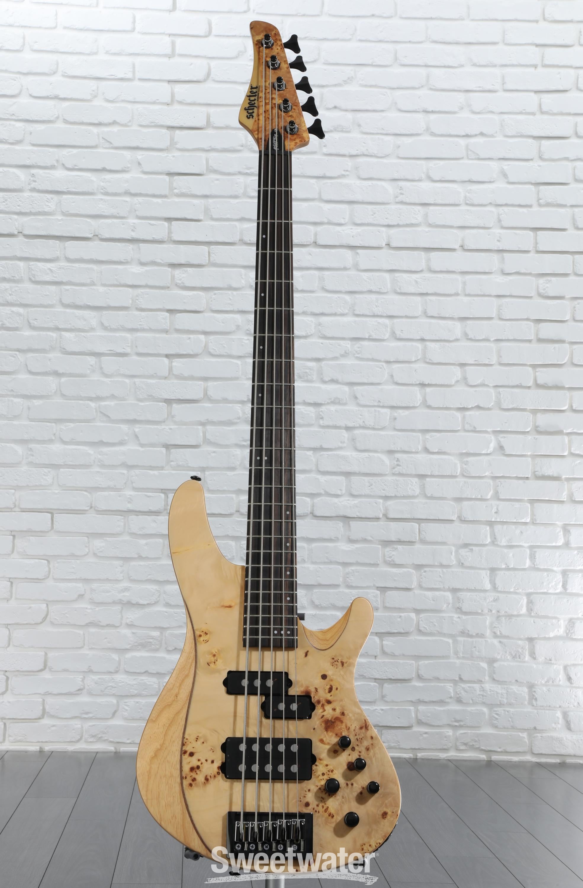 ベース Bacchus Strong 5 ext-36 Bacchus STRONG 36 Super Jazz Bass 5 String Flame Top