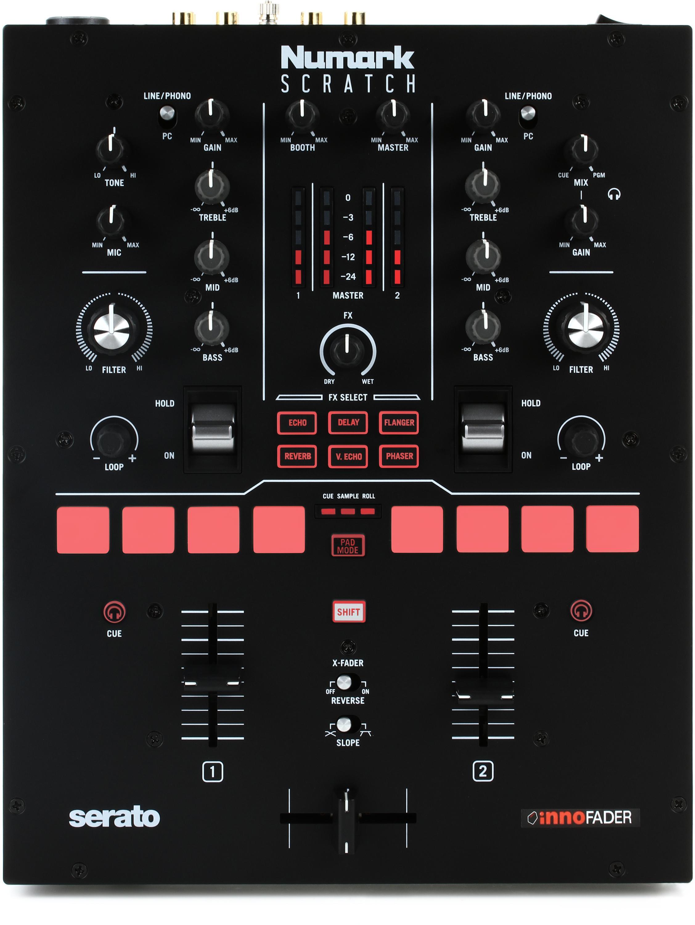 Numark Scratch 2-channel Scratch Mixer for Serato DJ Pro | Sweetwater