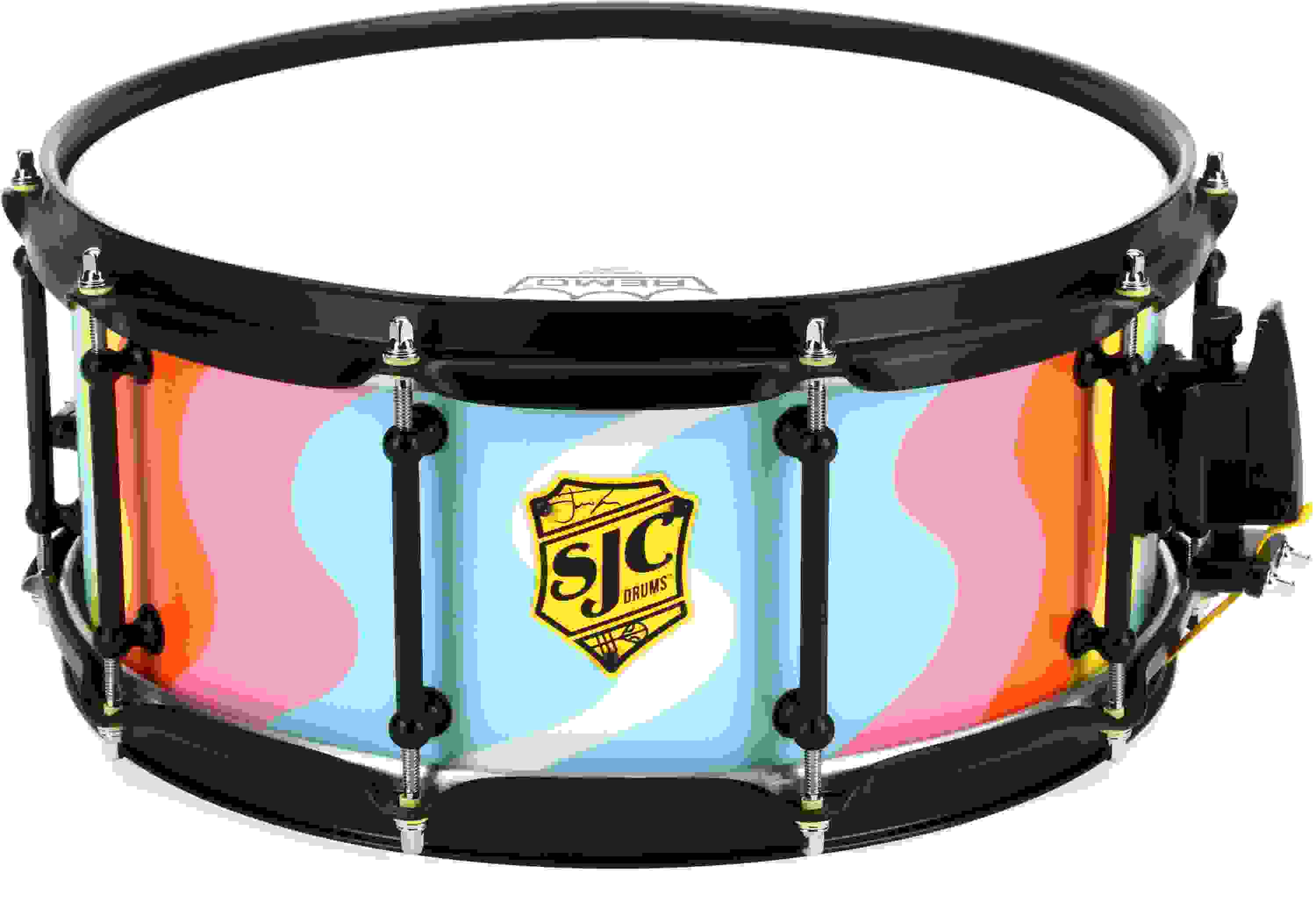 Sjc Custom Drums Josh Dun Signature Snare Drum 6 X 14 Inch Saturation Sweetwater 7126