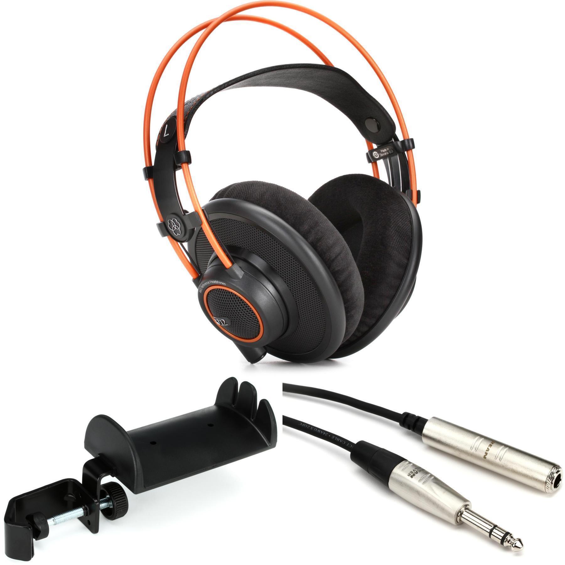 AKG K712 Pro Open-back Mastering and Reference Headphones with Hanger and  Extension Cable