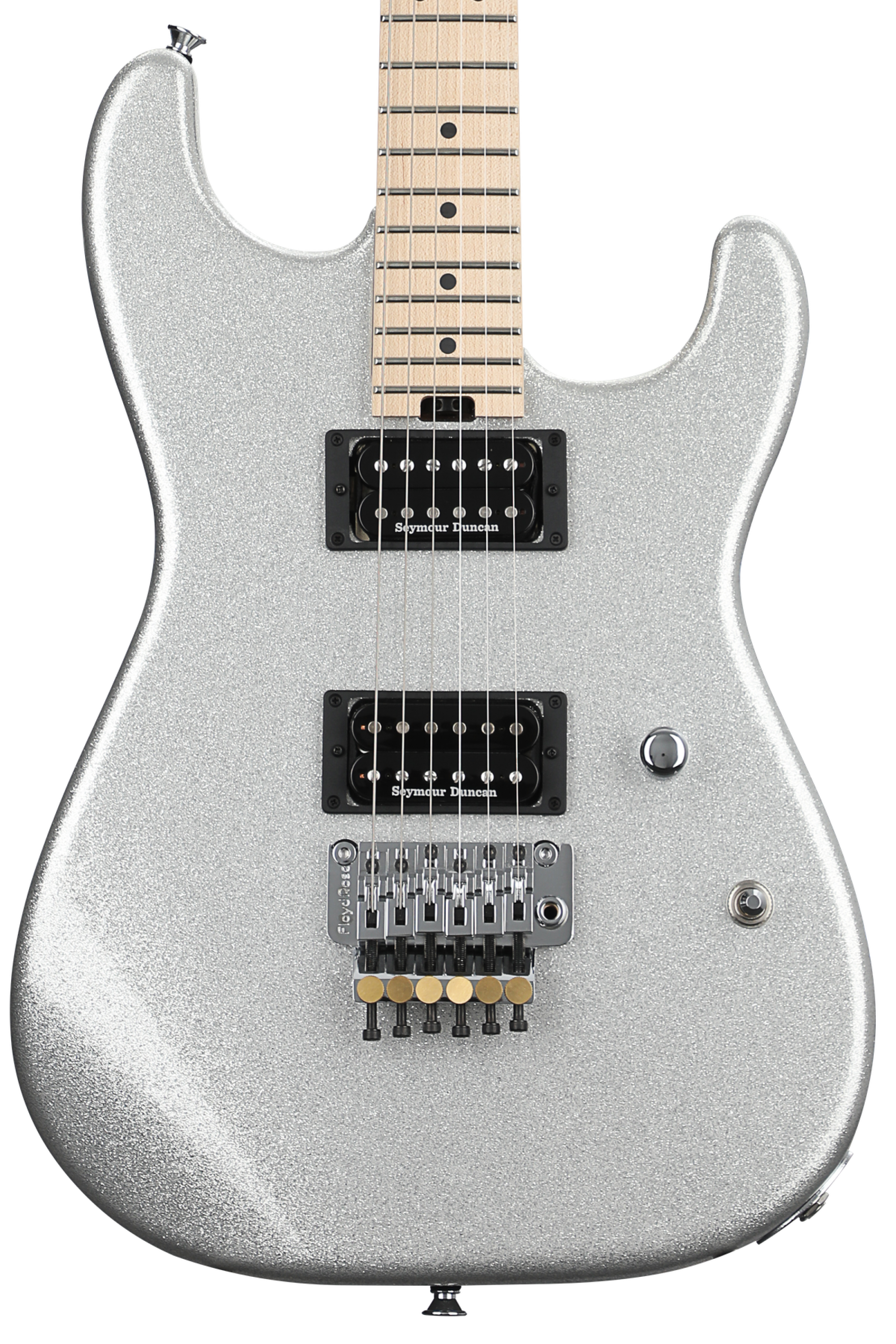 Charvel Custom Shop San Dimas HH Electric Guitar - Chrome Silver