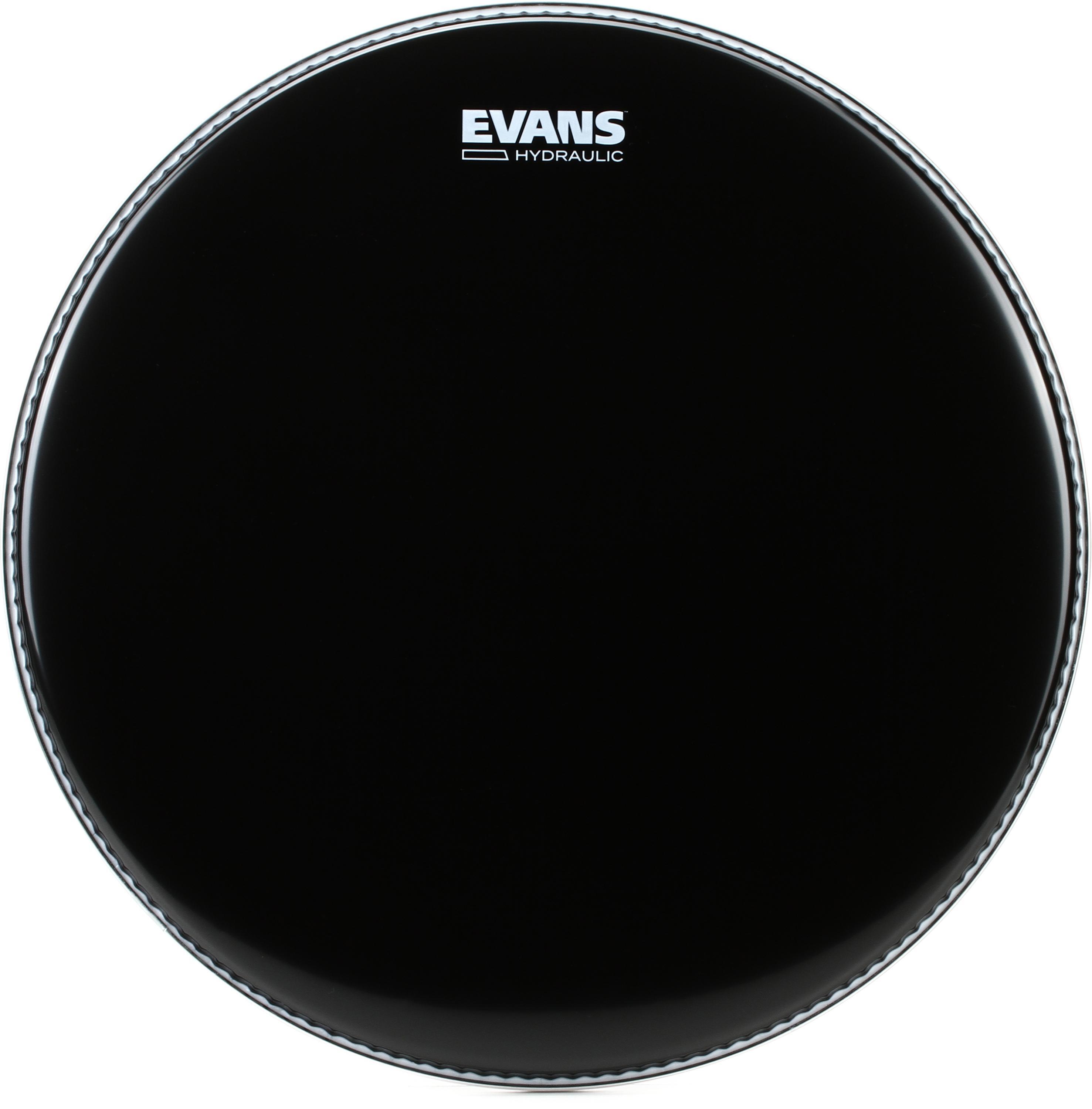 Evans Hydraulic Black Drum Head, 16 Inch - TT16HBG 