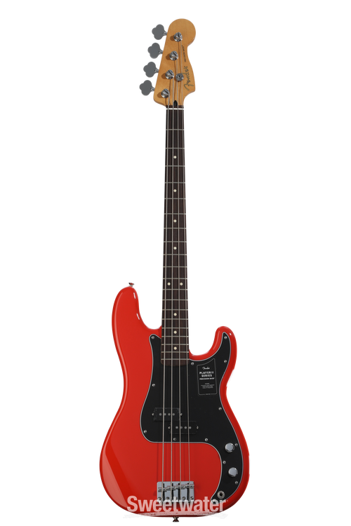 Fender Player II Precision Bass - Coral Red with Rosewood Fingerboard