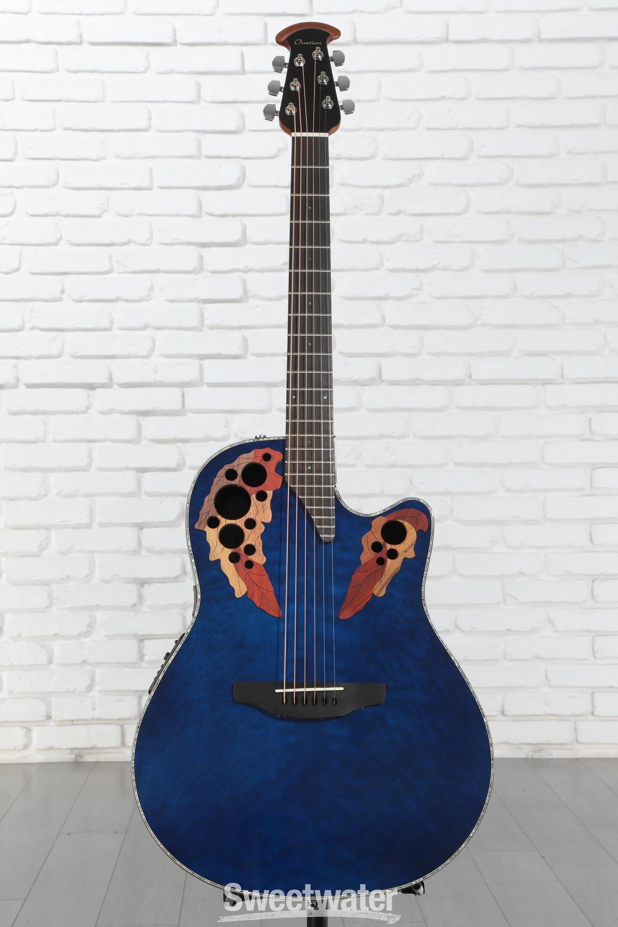 Ovation Celebrity Elite Plus CE44P-8TQ Mid-Depth Acoustic-Electric