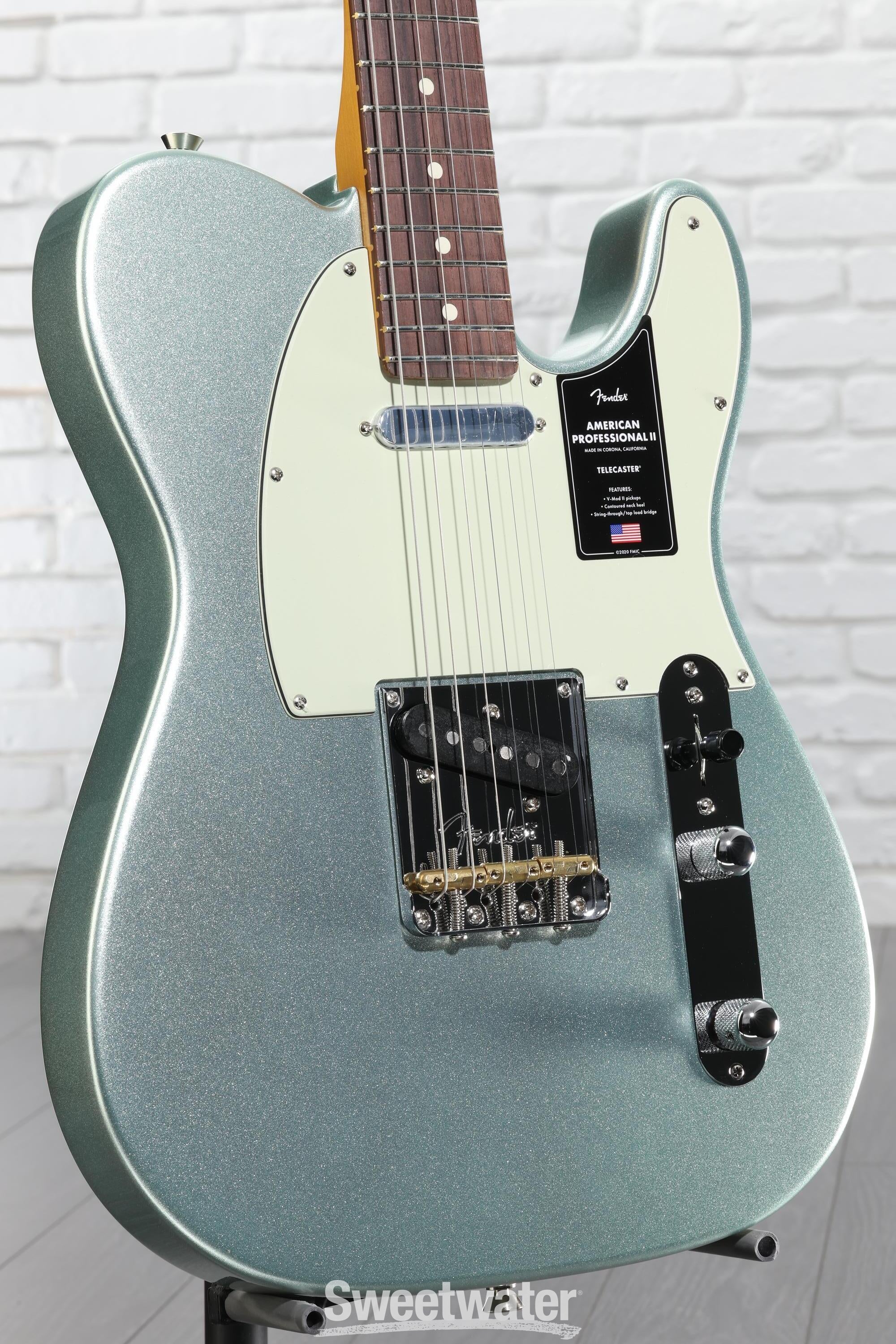 Fender American Professional II Telecaster - Mystic Surf Green