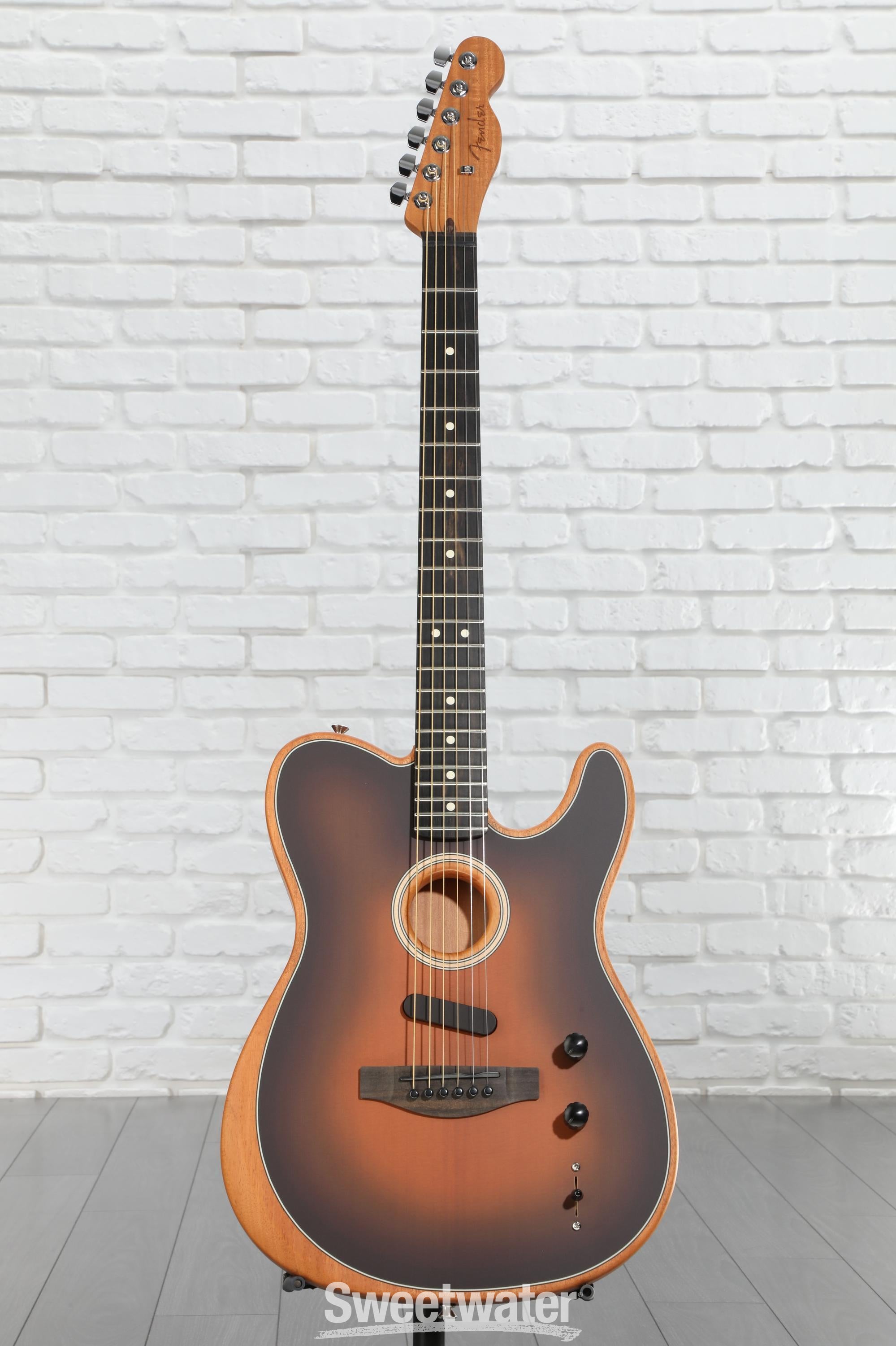 ギター Fender American Acoustasonic TELECASTER Fender American Acoustasonic Telecaster - Sunburst | Sweetwater