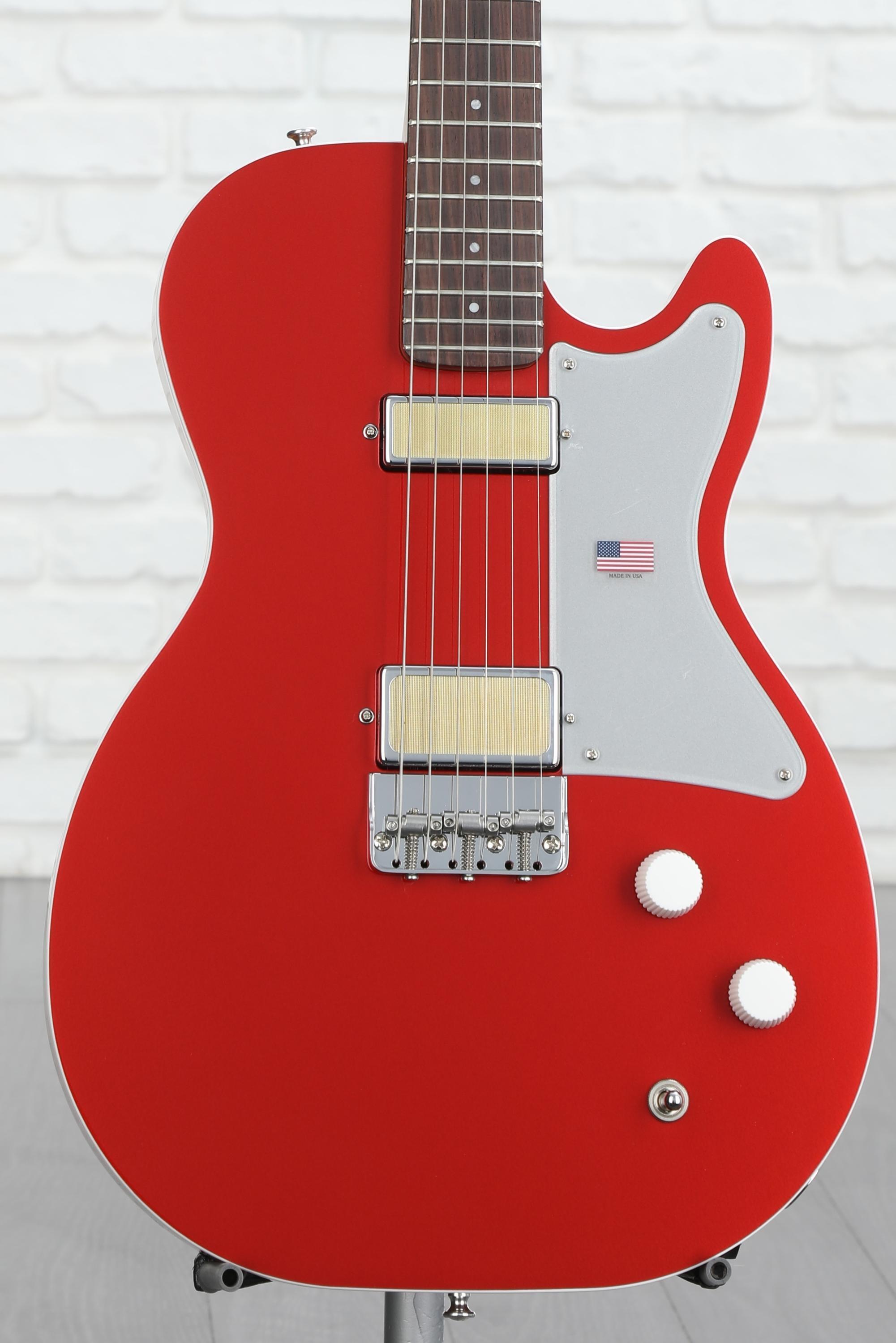 Harmony Jupiter Thinline Semi-hollowbody Electric Guitar - Cherry