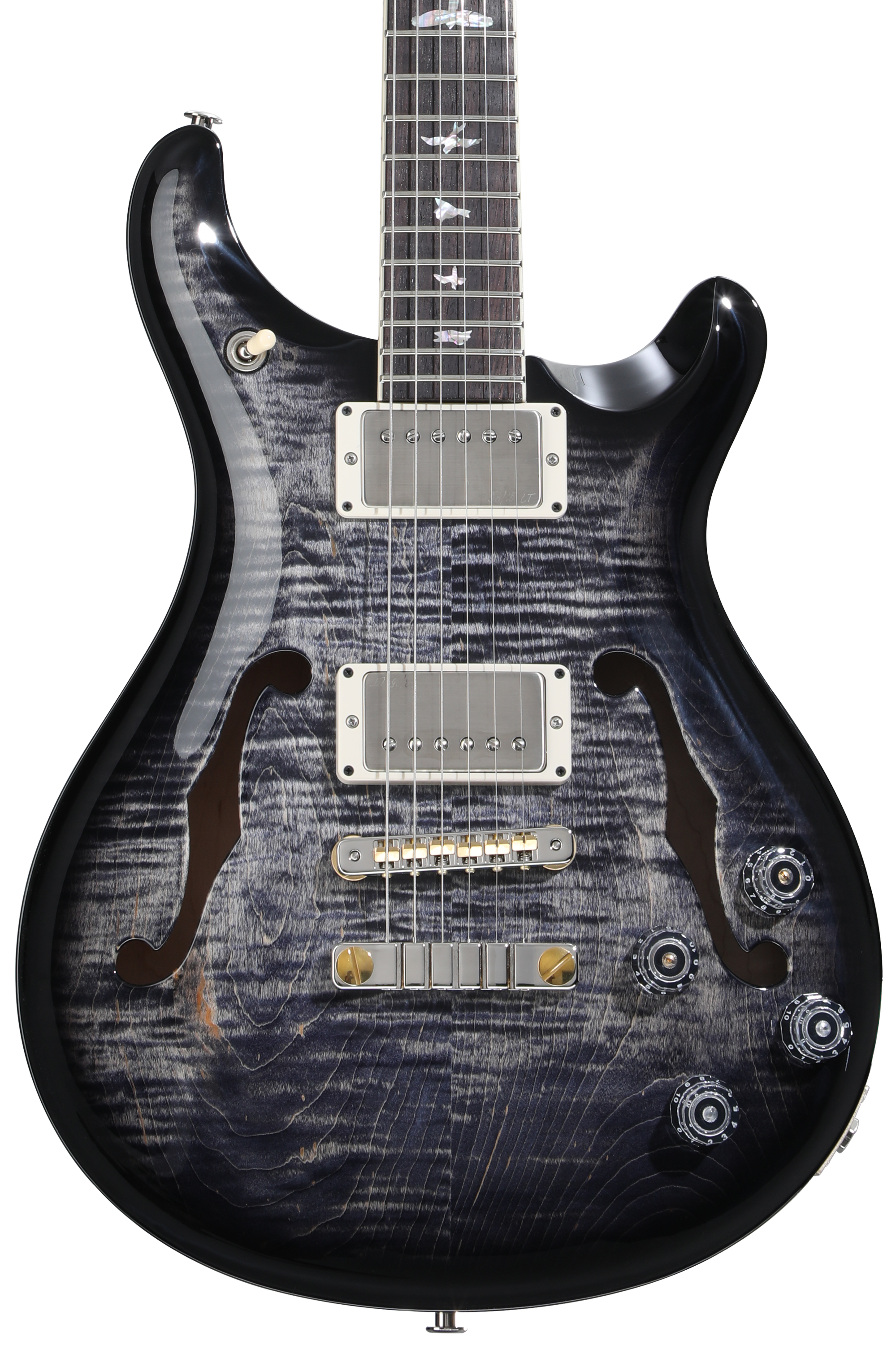 PRS McCarty 594 Hollowbody II 10-Top Electric Guitar - Black Gold