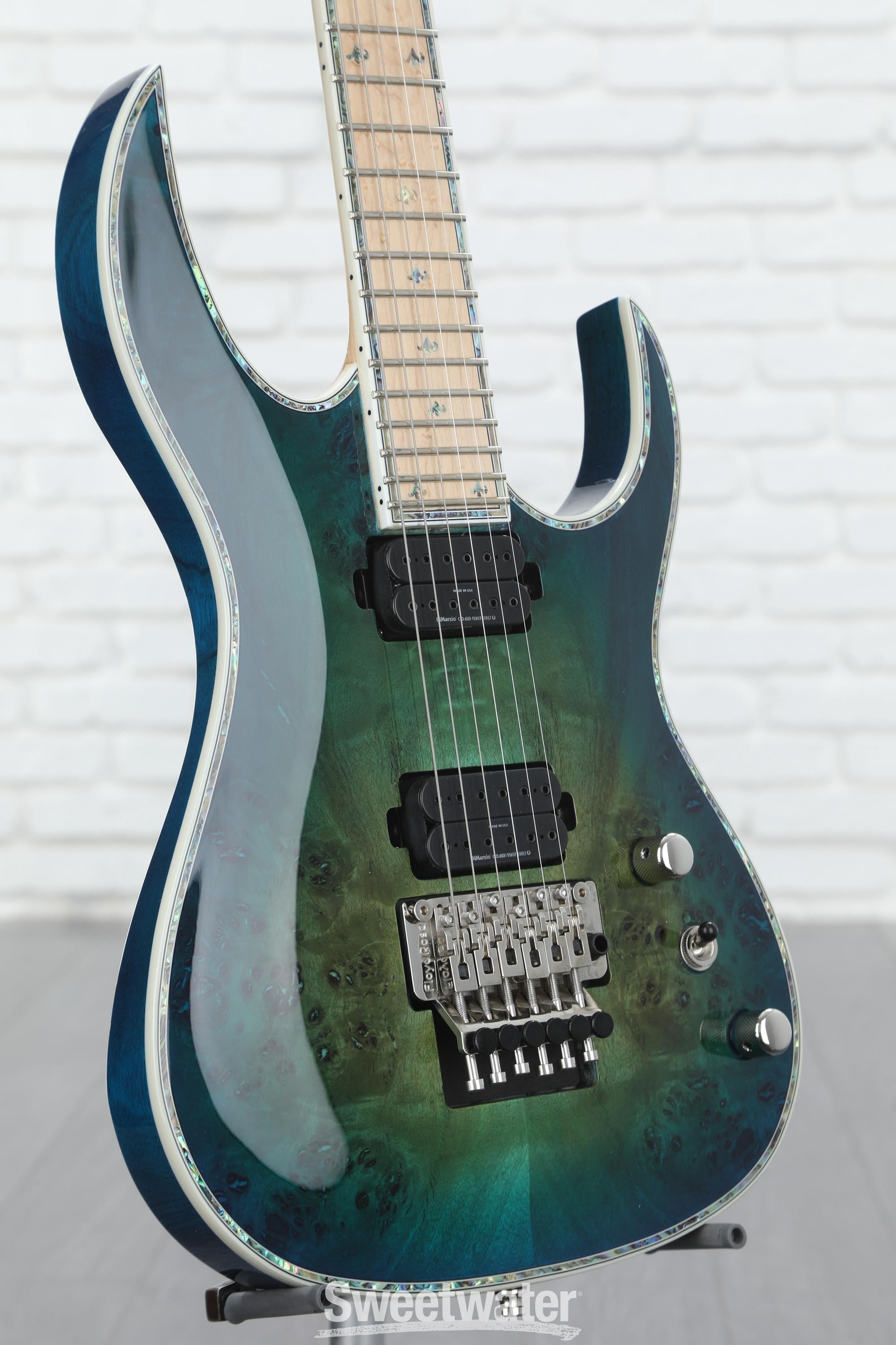 B.C. Rich Shredzilla Z6 Prophecy Exotic Electric Guitar - Cyan Blue