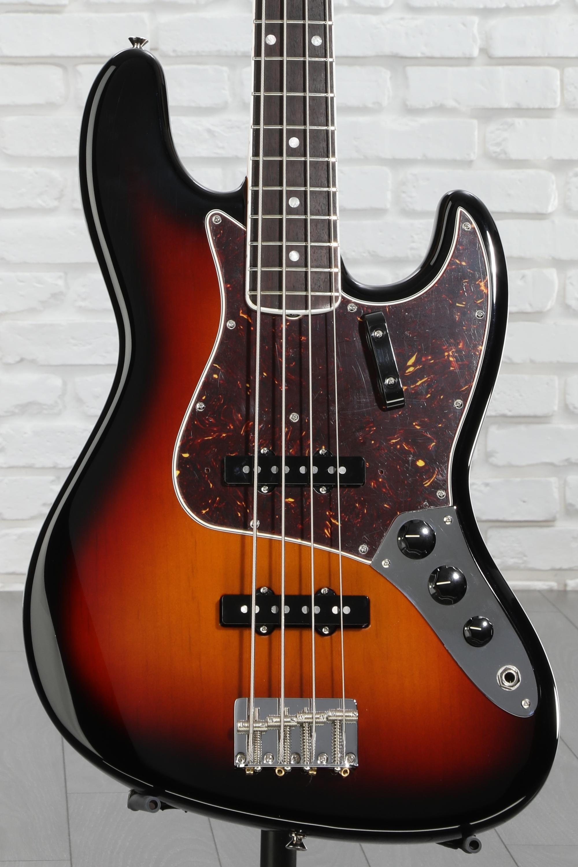 ベース FENDER USA JAZZ BASS VINTAGE Fender American Vintage II 1966 Jazz Bass - 3-color Sunburst