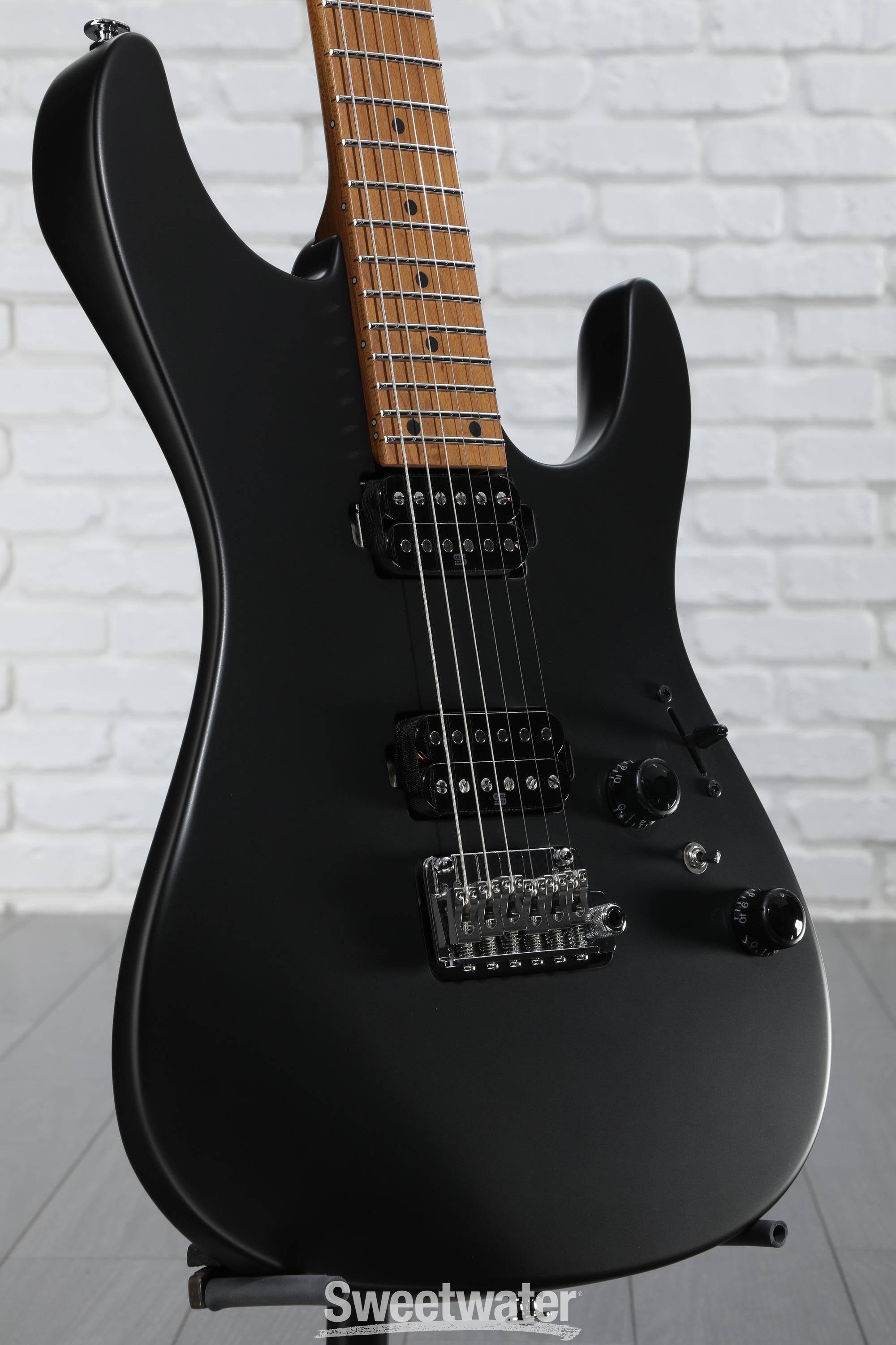 Ibanez Prestige AZ2402 Electric Guitar - Black Flat | Sweetwater