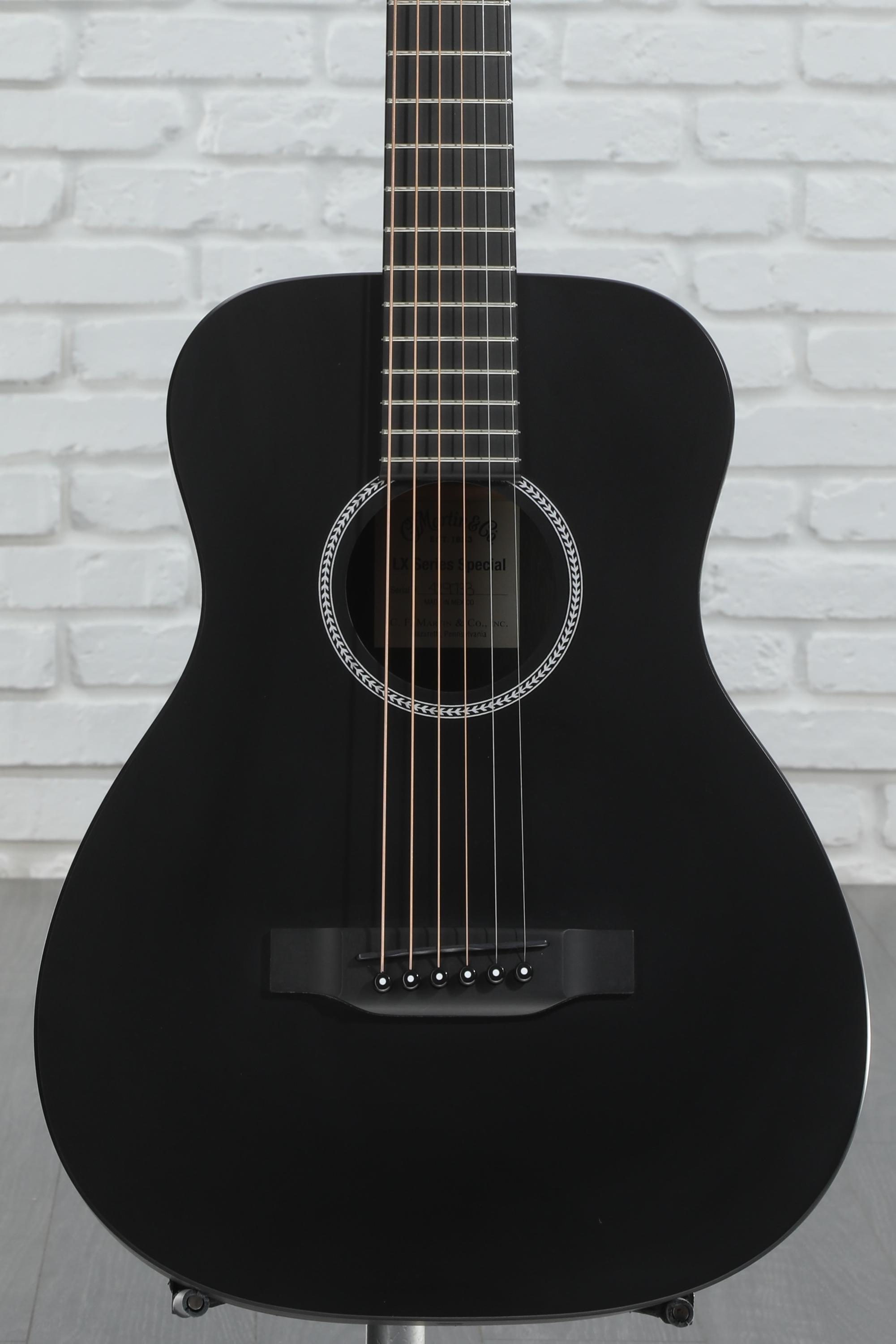 Martin Little Martin LX Black Guitar Review - YouTube