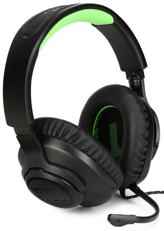 JBL Quantum 100X Console  Wired over-ear gaming headset with a