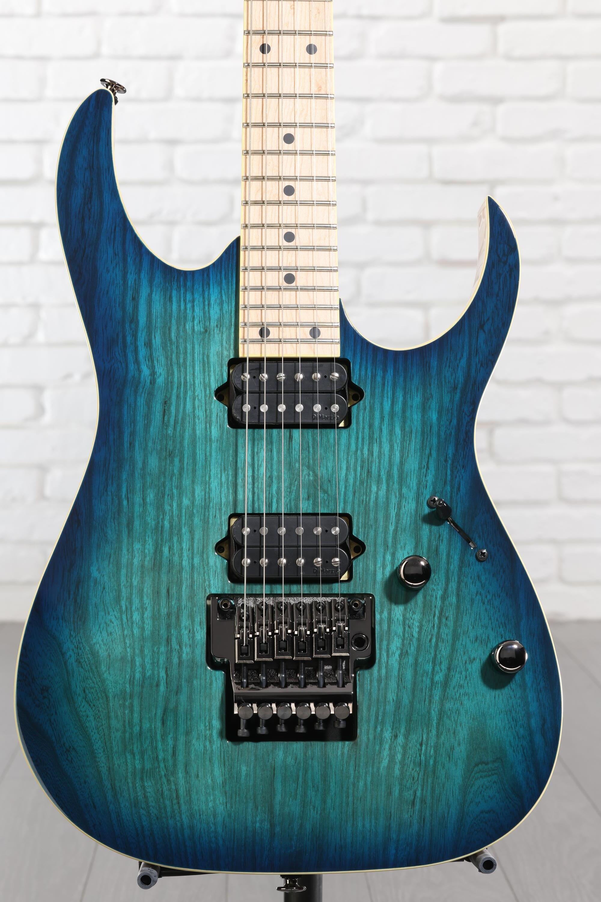 Ibanez Prestige RG652AHM - Nebula Green Burst Reviews | Sweetwater