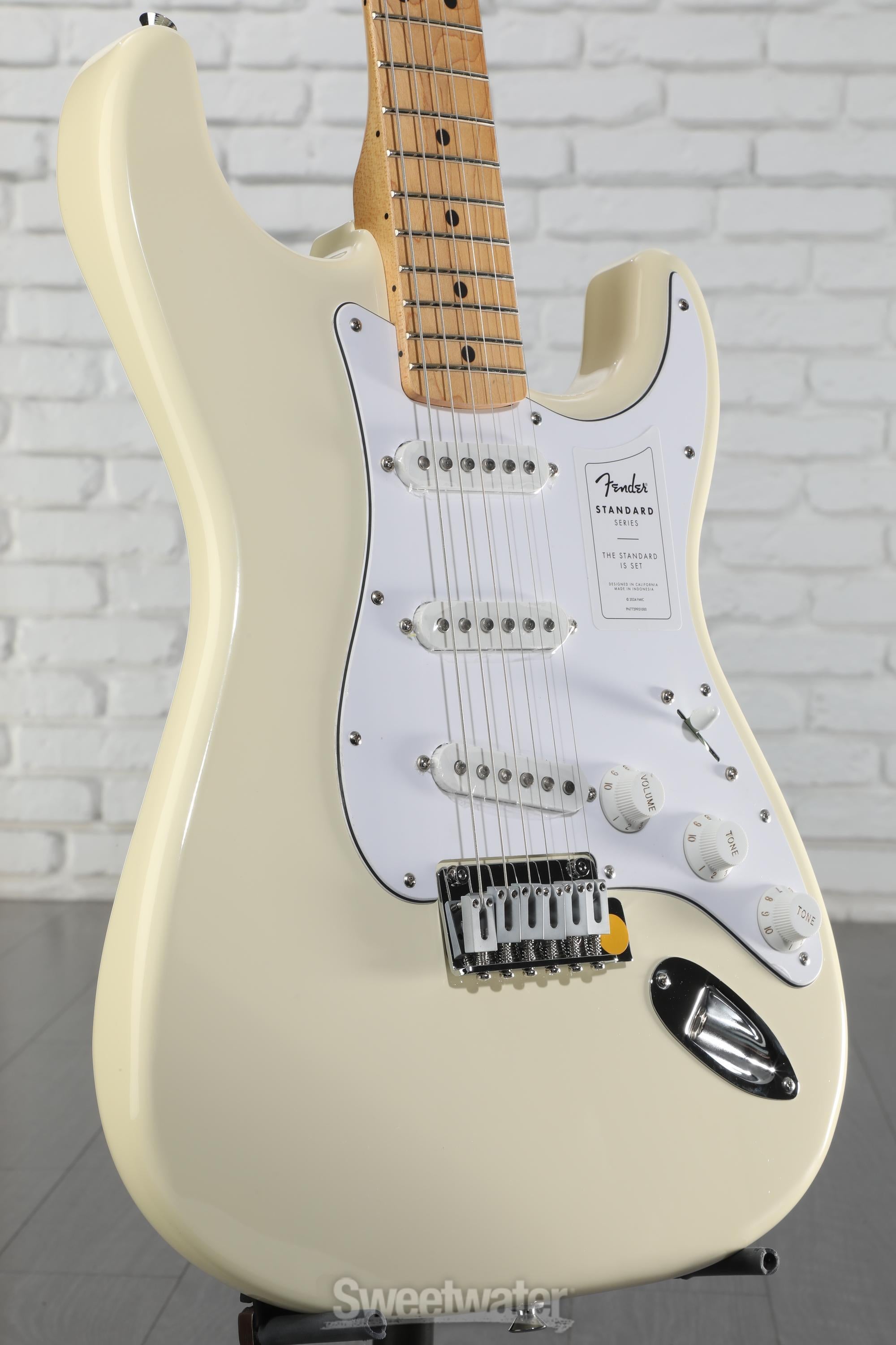 Fender Standard Stratocaster Electric Guitar - Olympic White
