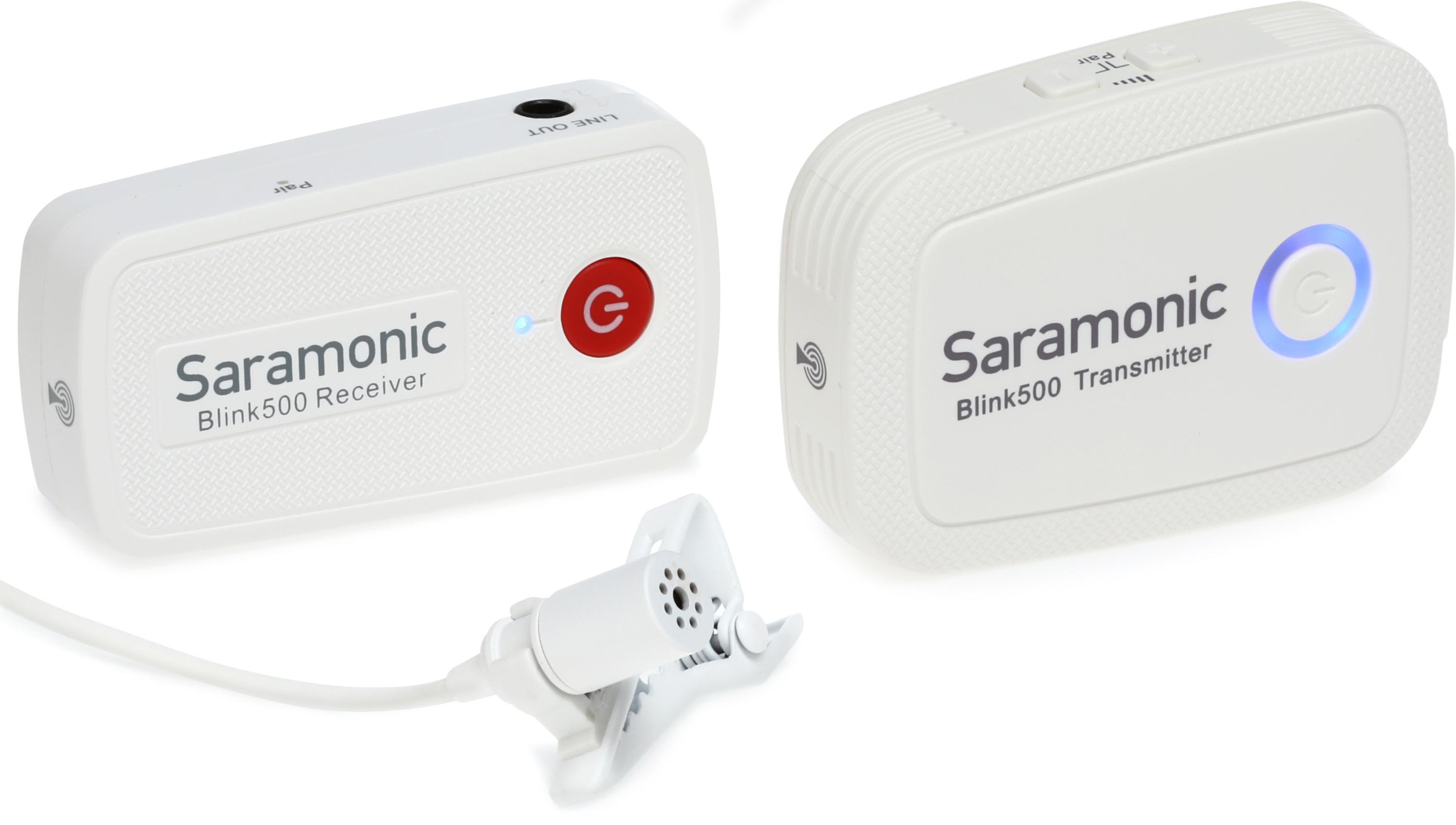 Saramonic Blink 500 B1W Clip-On Wireless Microphone System - White