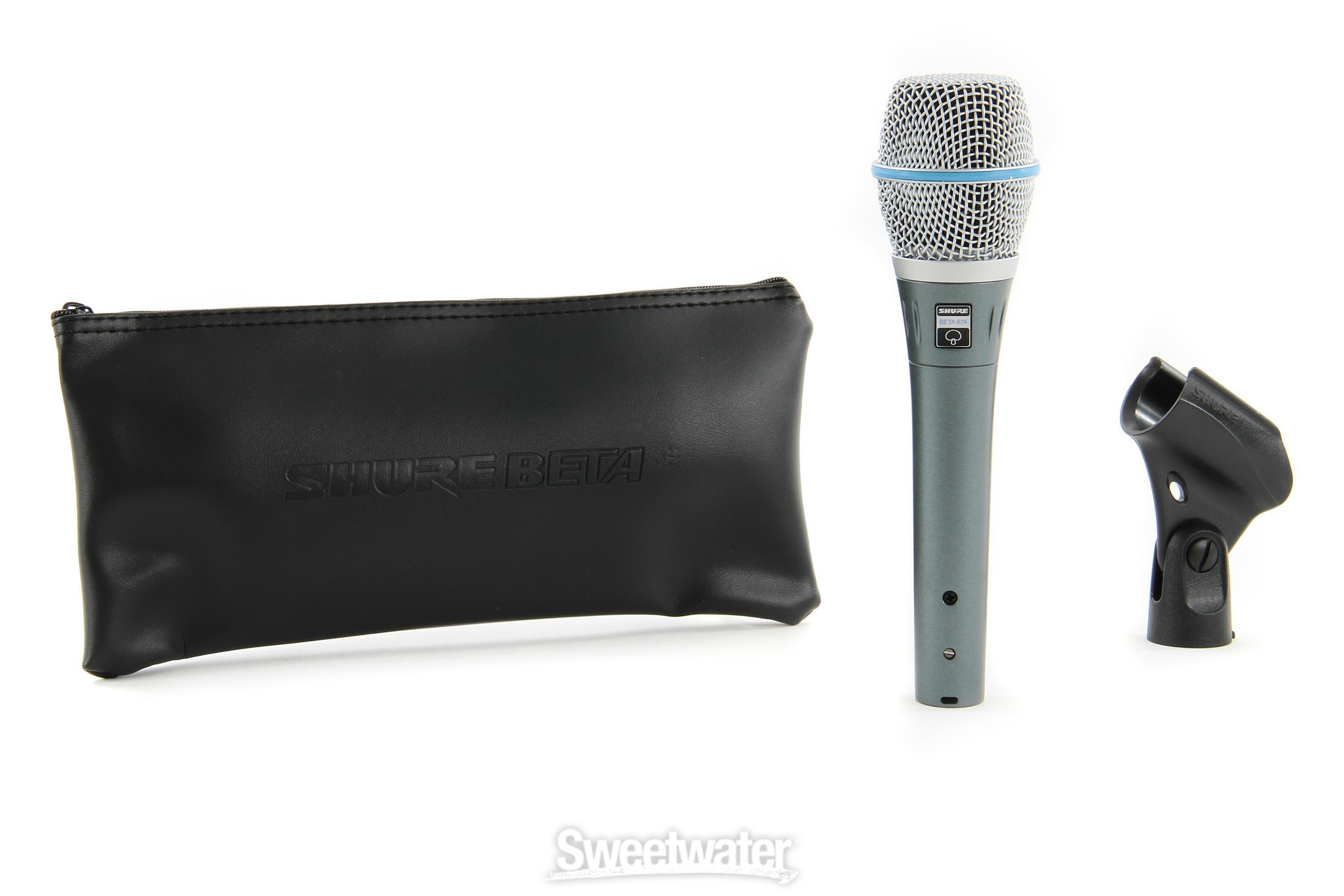 Shure Beta87A Handheld Microphone Bundle with Stand and