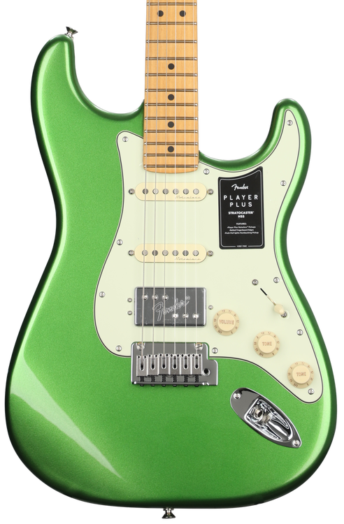 Fender Player Plus Stratocaster HSS Electric Guitar - Cosmic Jade with  Maple Fingerboard