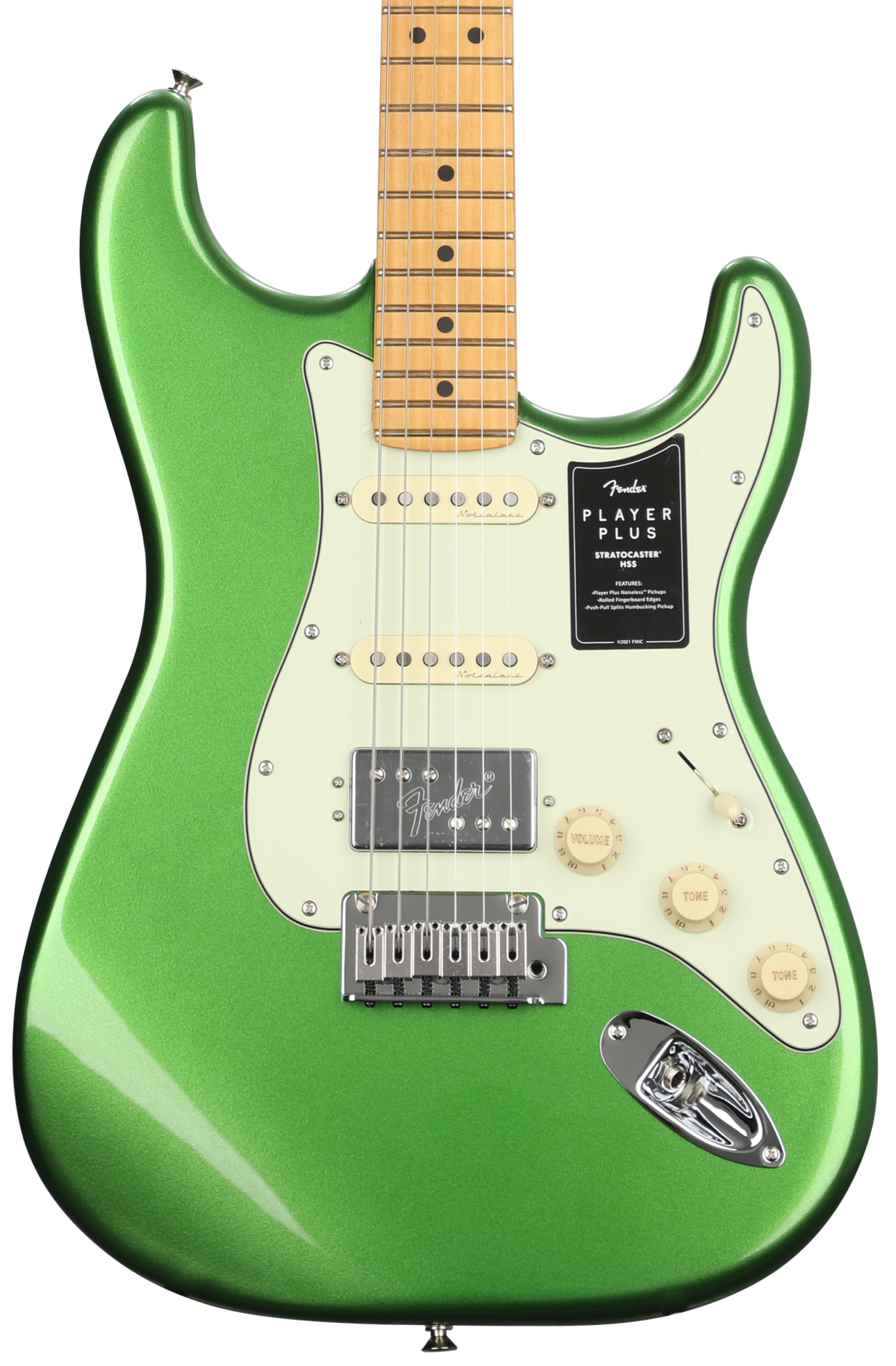 Fender Player Plus Stratocaster グリーン Fender Player Plus Stratocaster HSS Electric Guitar - Cosmic