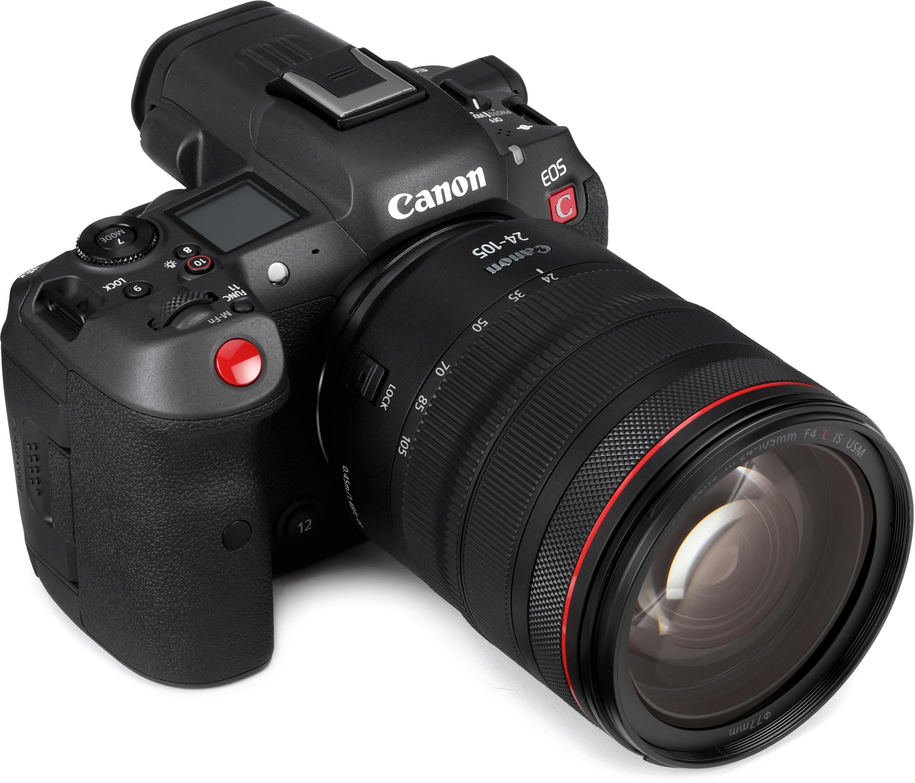Canon EOS R5 C Kit with RF 24-105mm f/4 IS USM Lens | Sweetwater