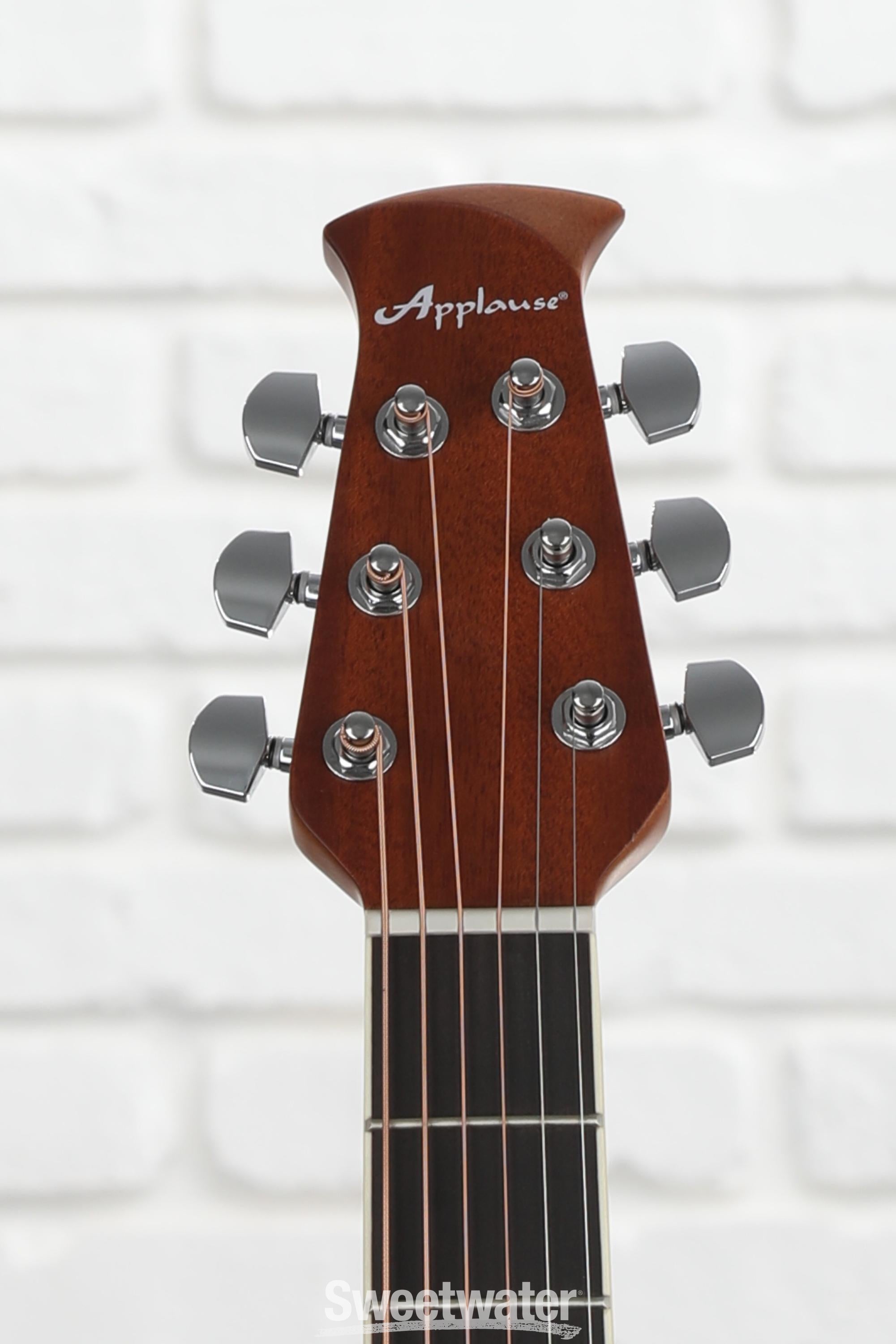 ギター OVATIONApplause E-AcousticGuitar AB24-5S Applause E-Acoustic Guitar AB24-5S, Black Satin | .AP521.104