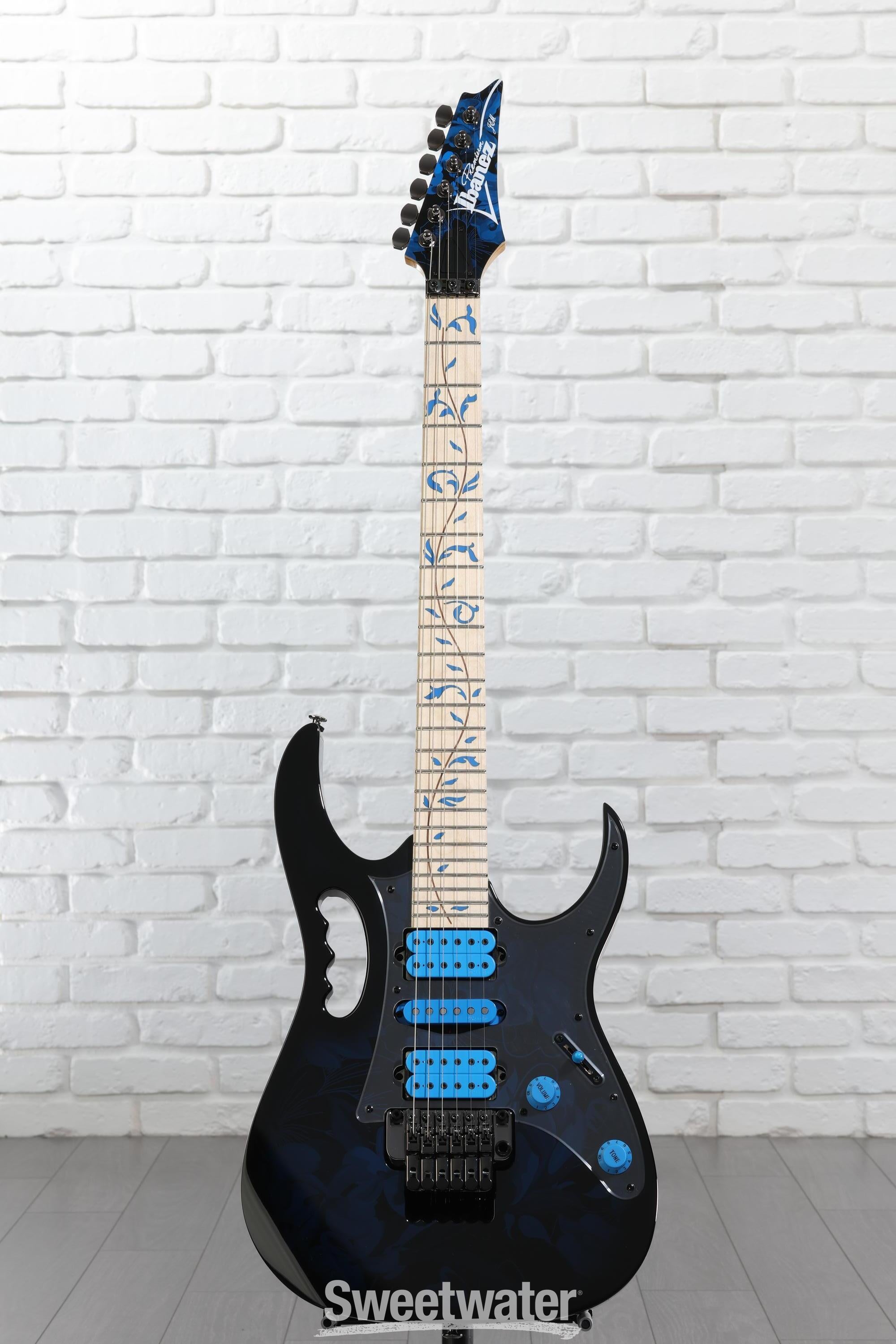 Ibanez Steve Vai Signature JEM77 - Blue Floral Pattern | Sweetwater