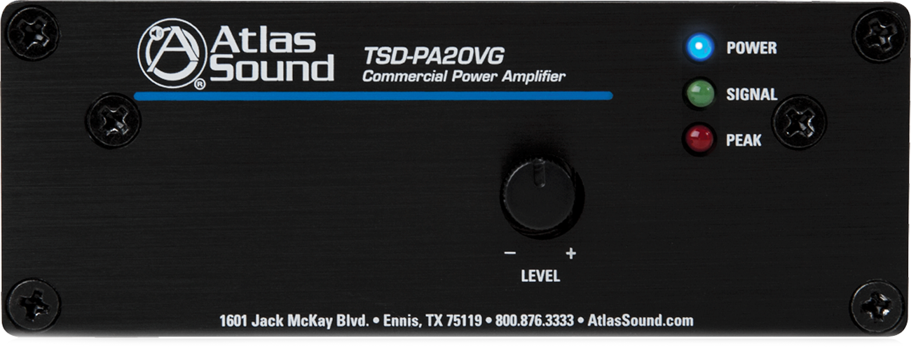 Photo of AtlasIED TSD-PA20VG 20-watt 1-channel Power Amplifer