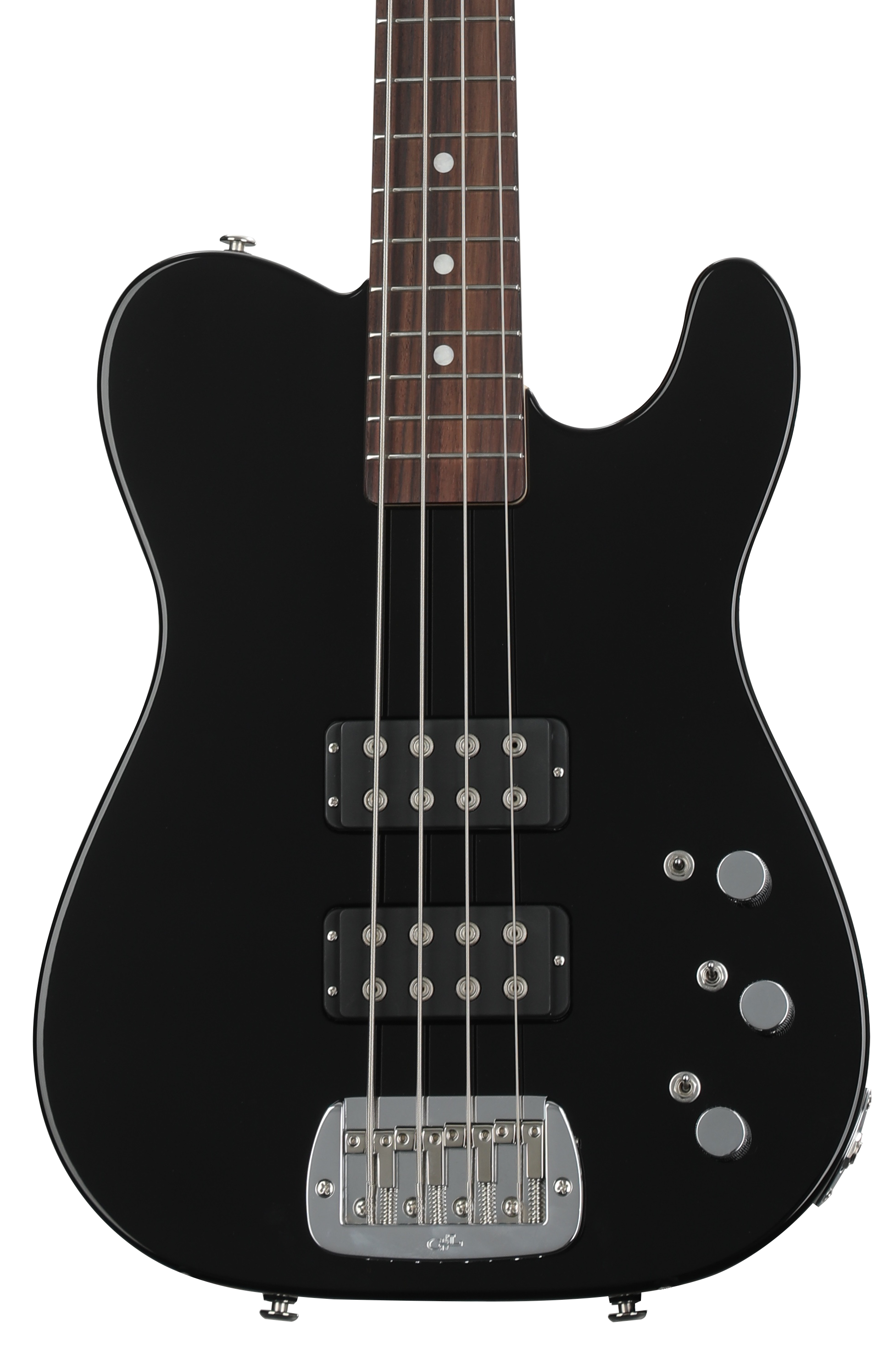 G&L ASAT Electric Bass Guitar - Jet Black | Sweetwater