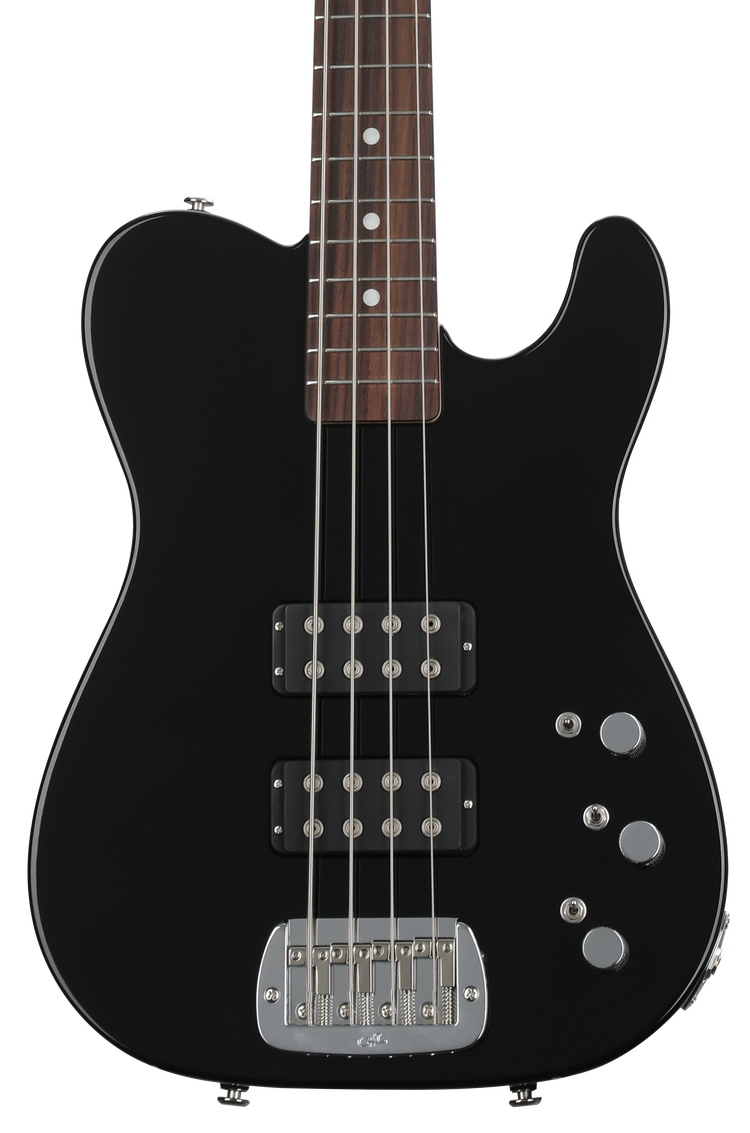 G&L ASAT Electric Bass Guitar - Jet Black | Sweetwater