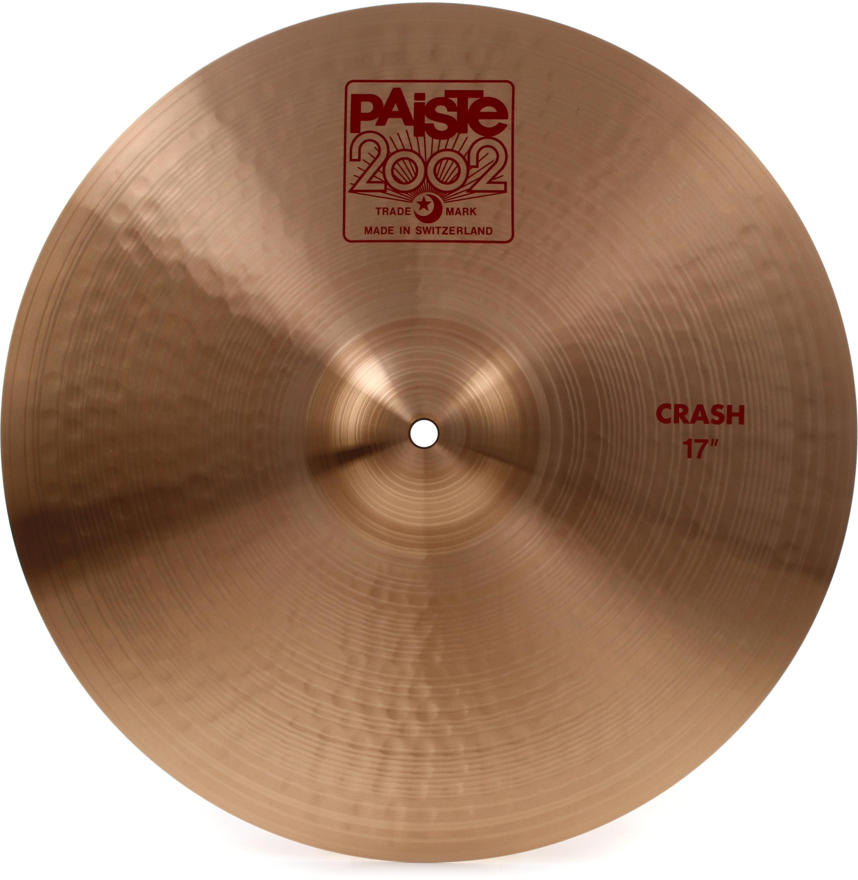 【最短発送】PAISTE paiste 2002 crash 18\'17\' クラッシュ　シンバル　セット　パイステ シンバル