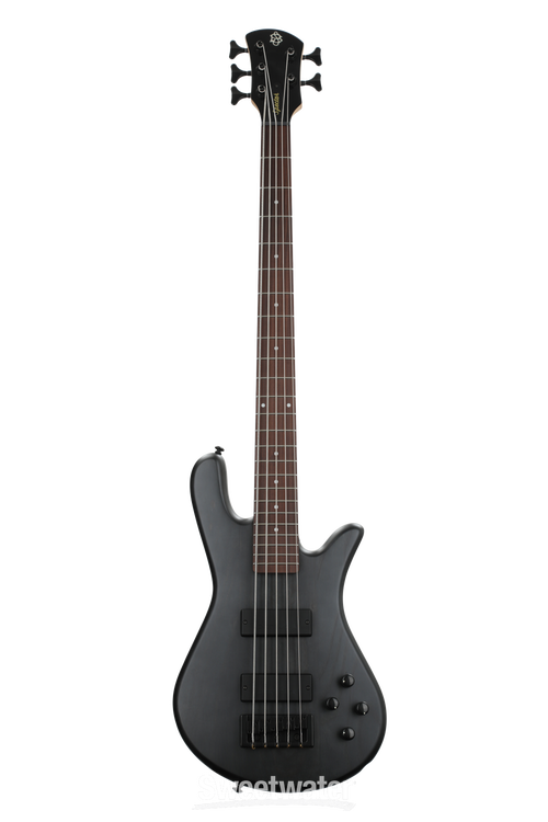 Spector Legend 5 Classic Bass Guitar - Trans Black Stain Matte 