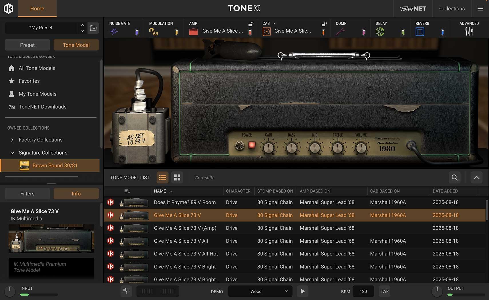 IK Multimedia TONEX Brown Sound 78/79 Expansion | Sweetwater