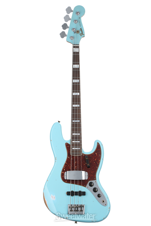 Bunacchus JAZZ BASS ジャズベース BLUE GOTOH ペグ Fender Custom Shop“1966 Jazz Bass Journeyman Relic -Faded